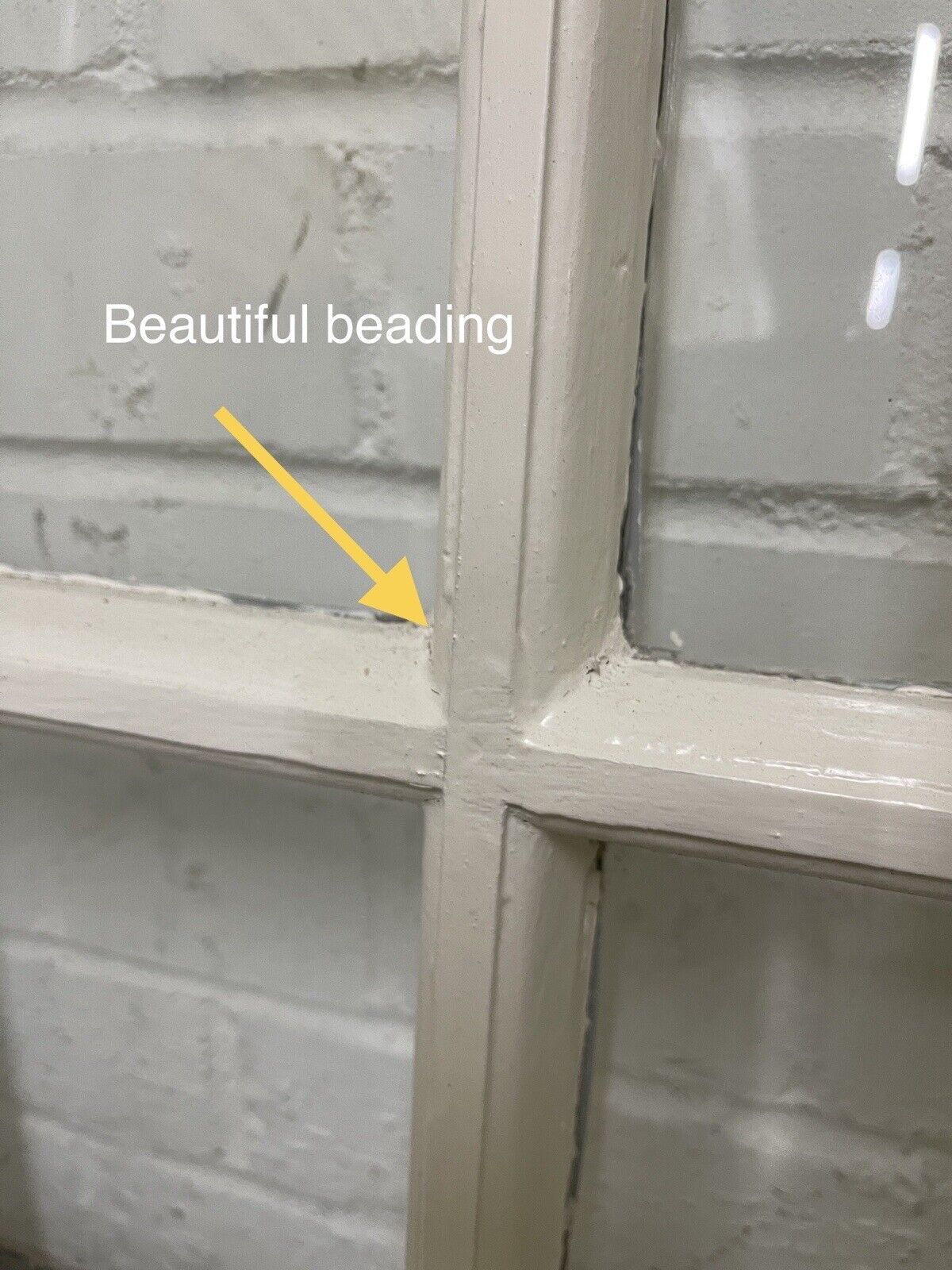 Pair Of Reclaimed Georgian 4 Panel Wooden Panel Sash Window 547 x 463mm