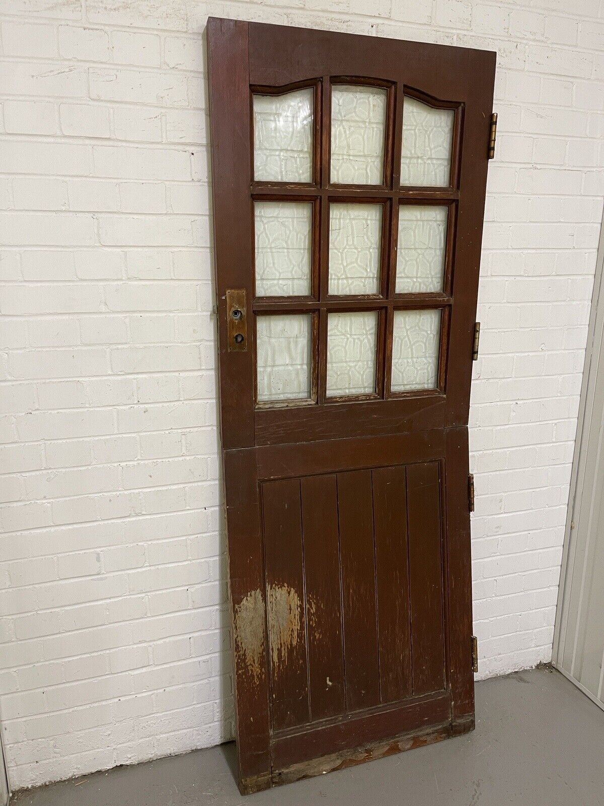 Solid Hardwood External Glass panel Stable Door 1955 X 748mm