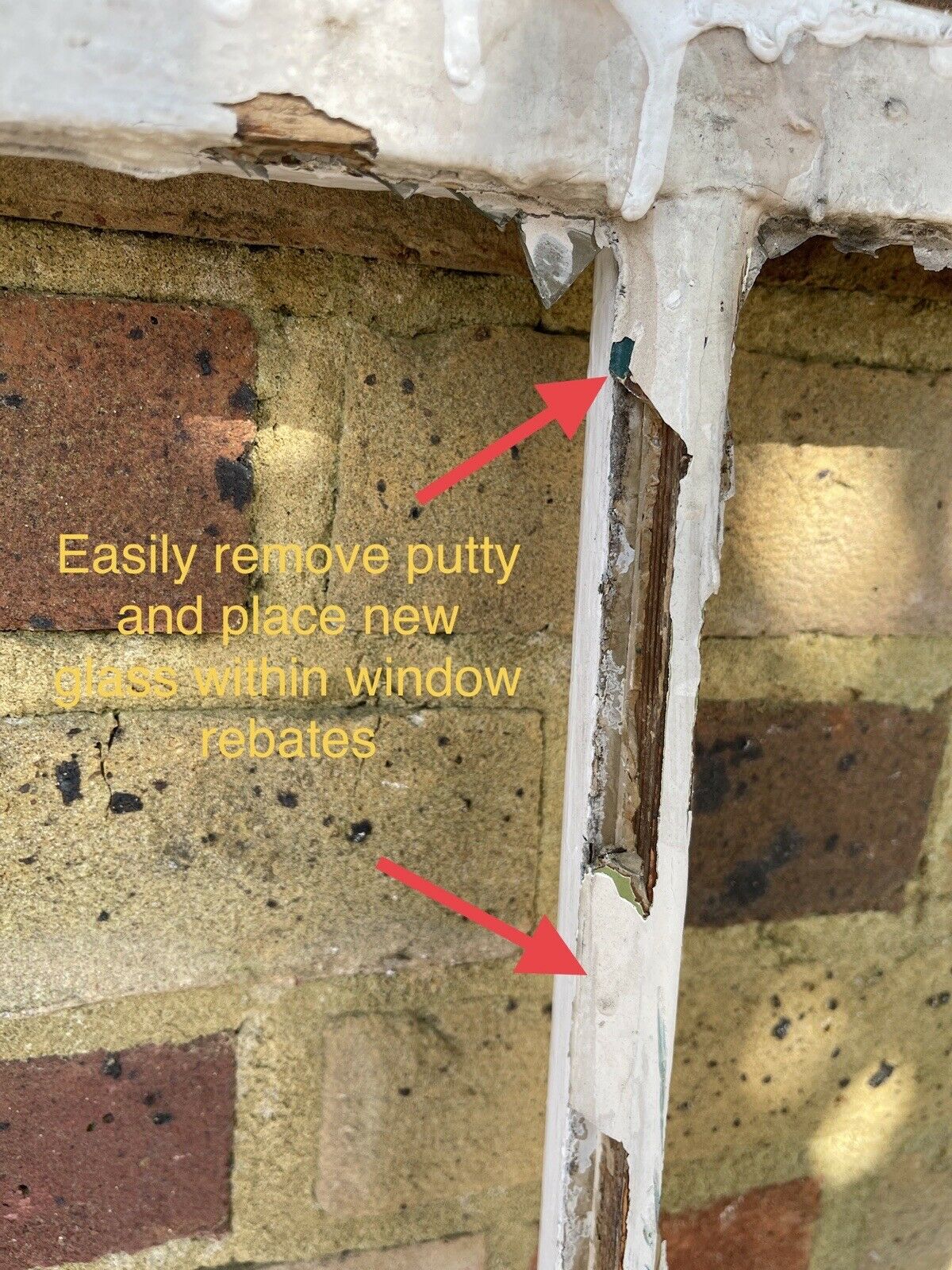 Large Reclaimed Old Georgian 6 Panel Wooden Sash Window 1335 x 913mm