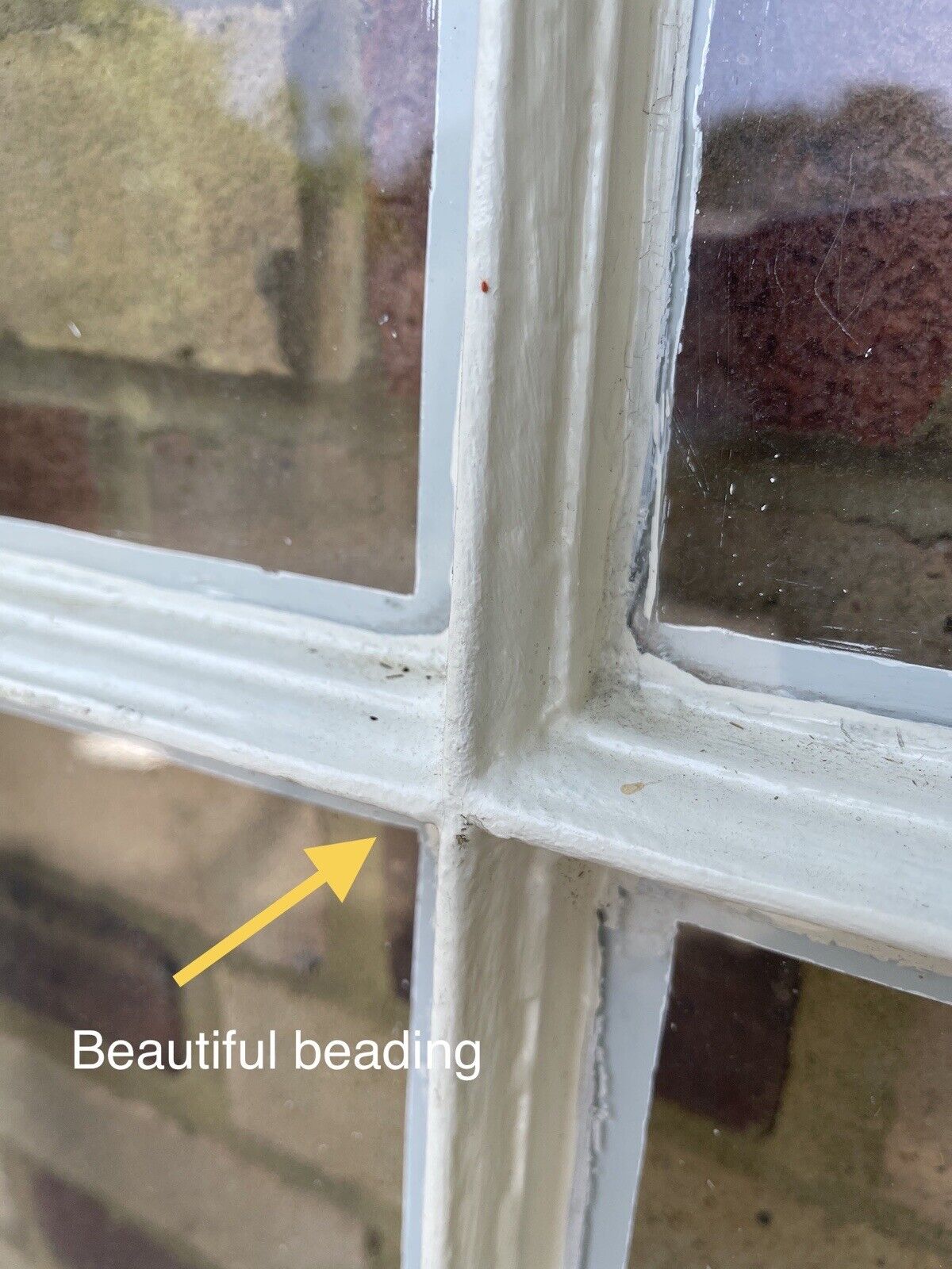 Pair Of Reclaimed Old Edwardian 6 Panel Wooden Panel Sash Window 915 x 1190mm