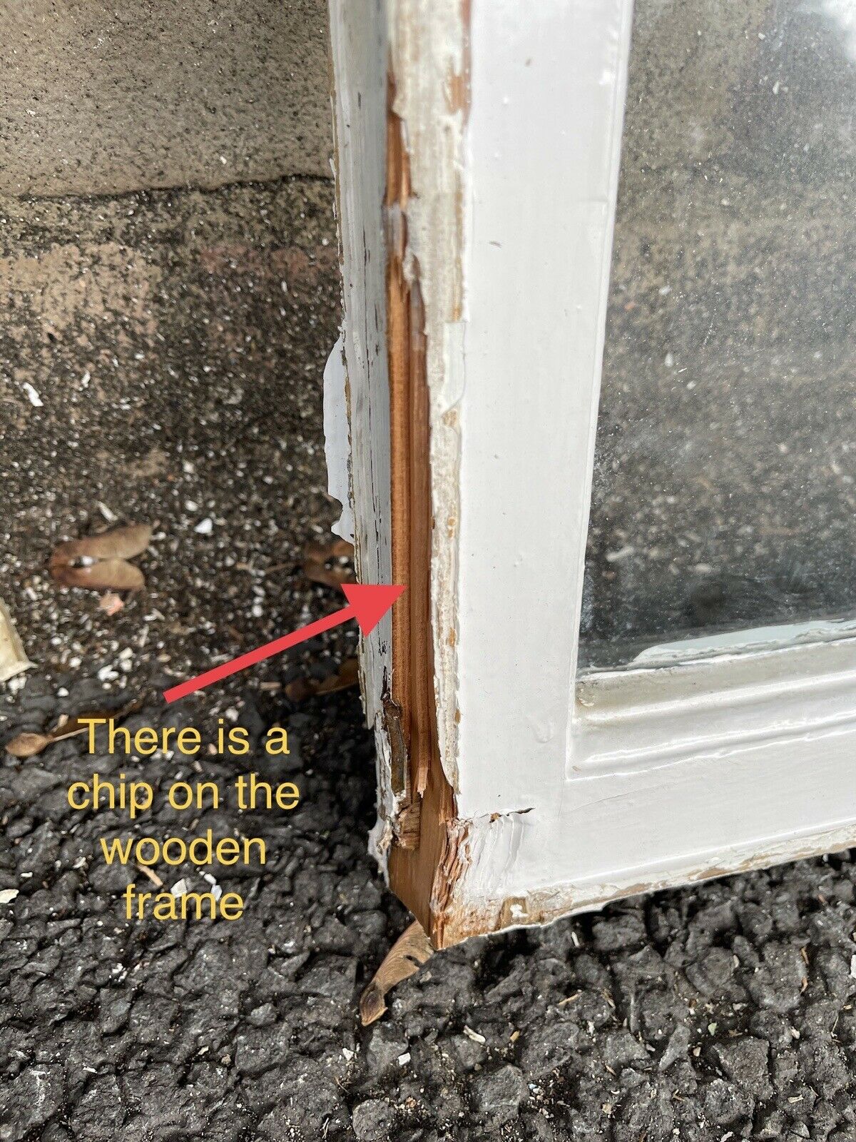 Reclaimed Old Edwardian Arch Sash Wooden Window 560 x 530mm