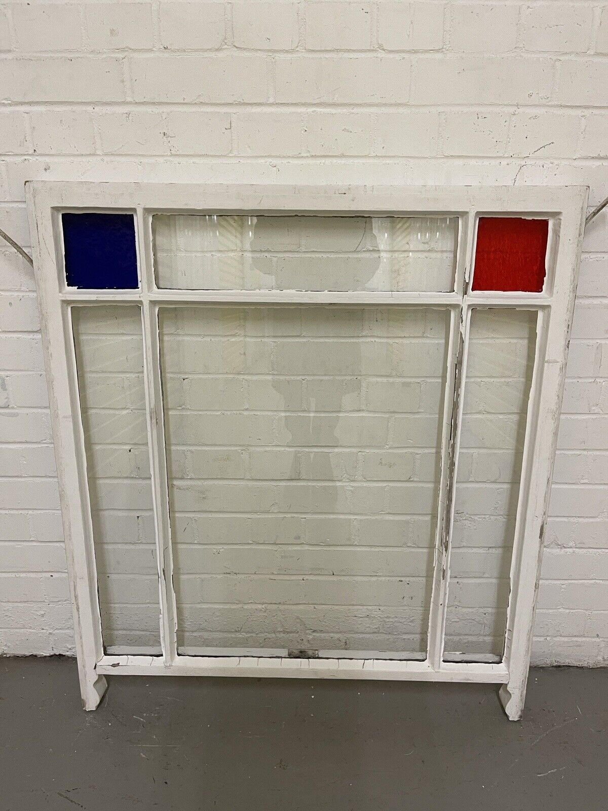 Reclaimed Old Edwardian 6 Panel Wooden Panel Sash Window 915 x 1040mm