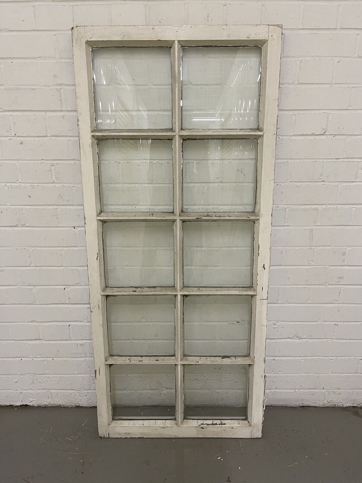 Modern Georgian 10 Panel Wooden Window 605 x 1385mm