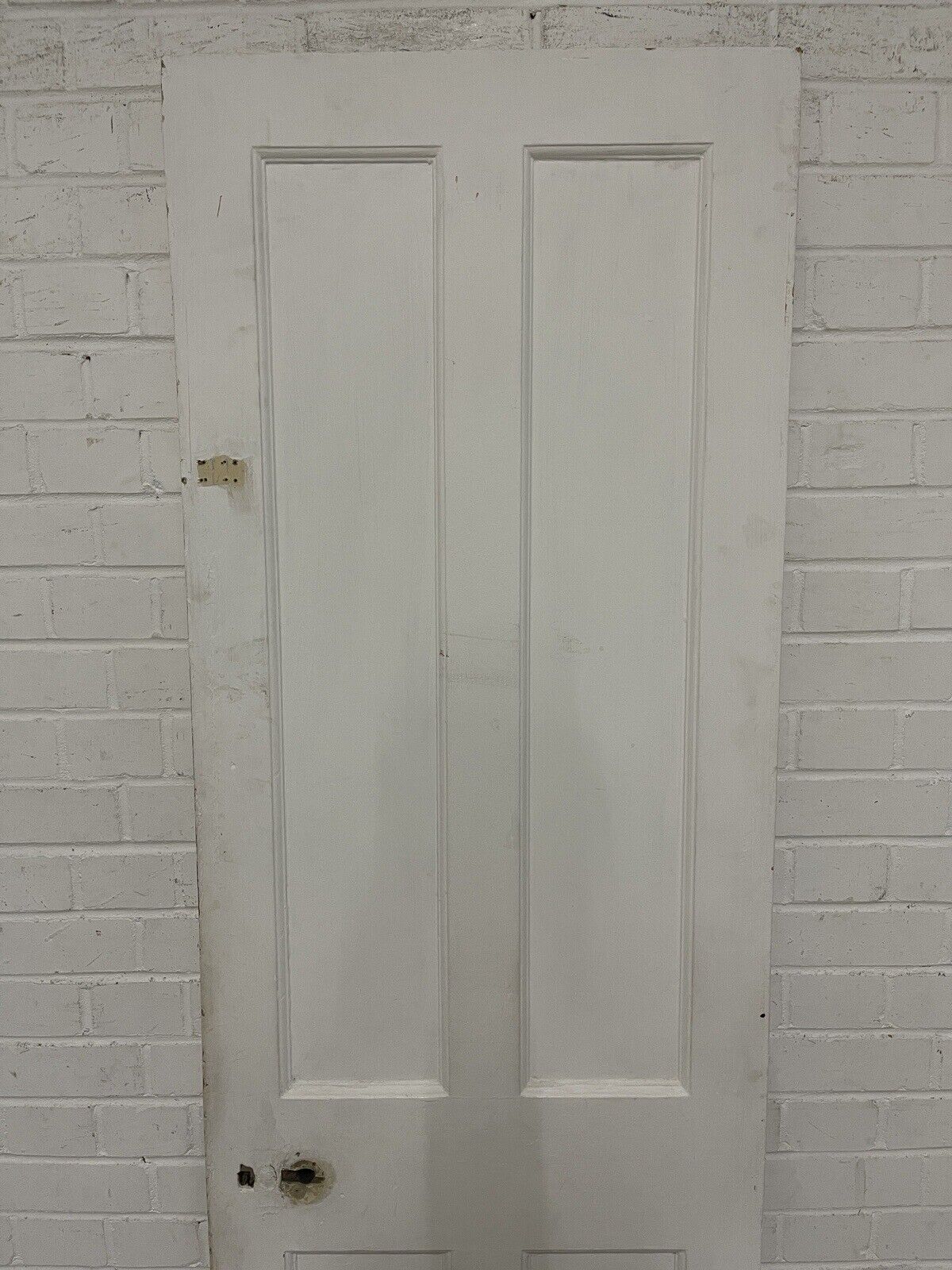 Reclaimed Victorian Pine Internal 4 panel Door 1945 x 605mm