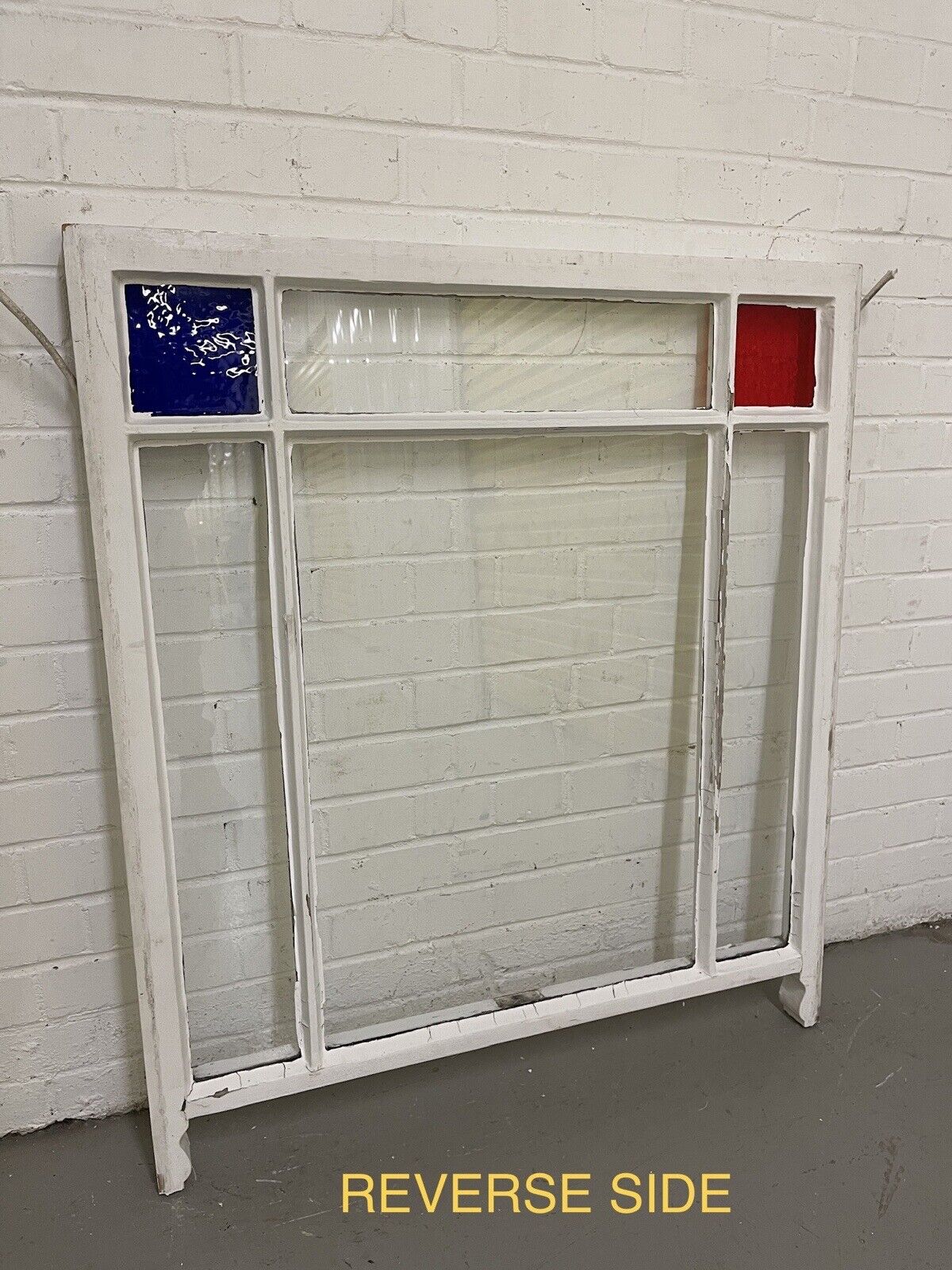 Reclaimed Old Edwardian 6 Panel Wooden Panel Sash Window 915 x 1040mm