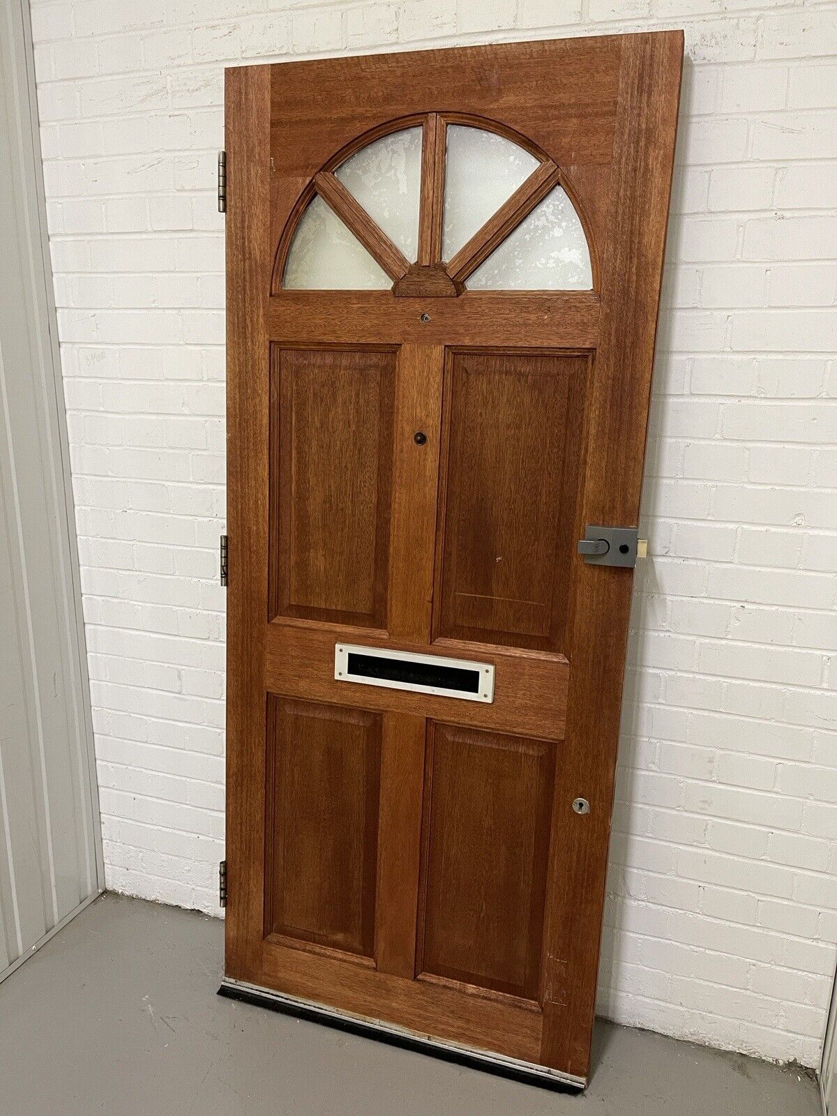 Reclaimed Carolina Old Toughened Glazed  Glass Wooden Door 1955 x 840mm