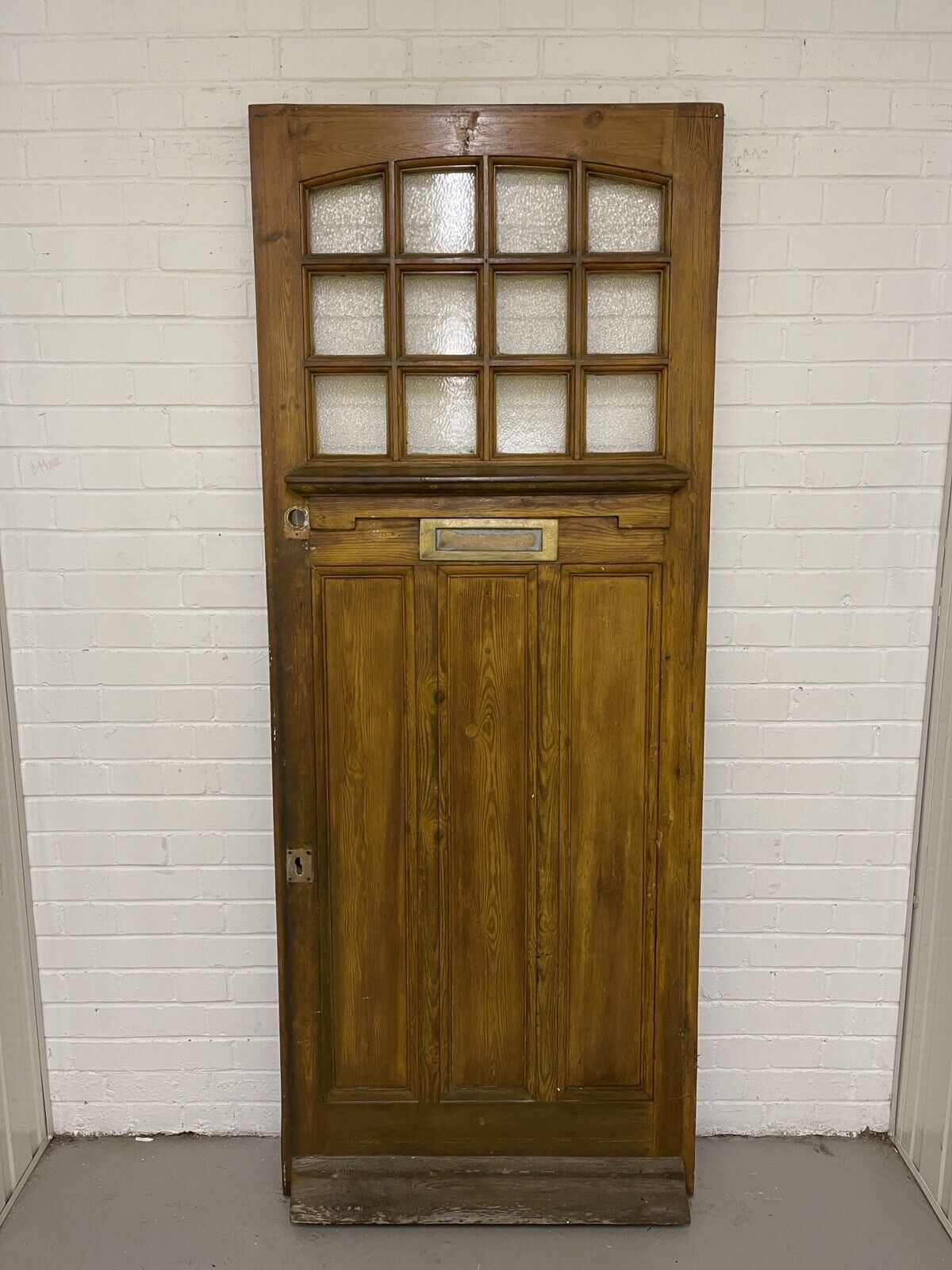 Reclaimed Old Victorian Georgian Edwardian Wooden Front Door 2020mm x 810mm