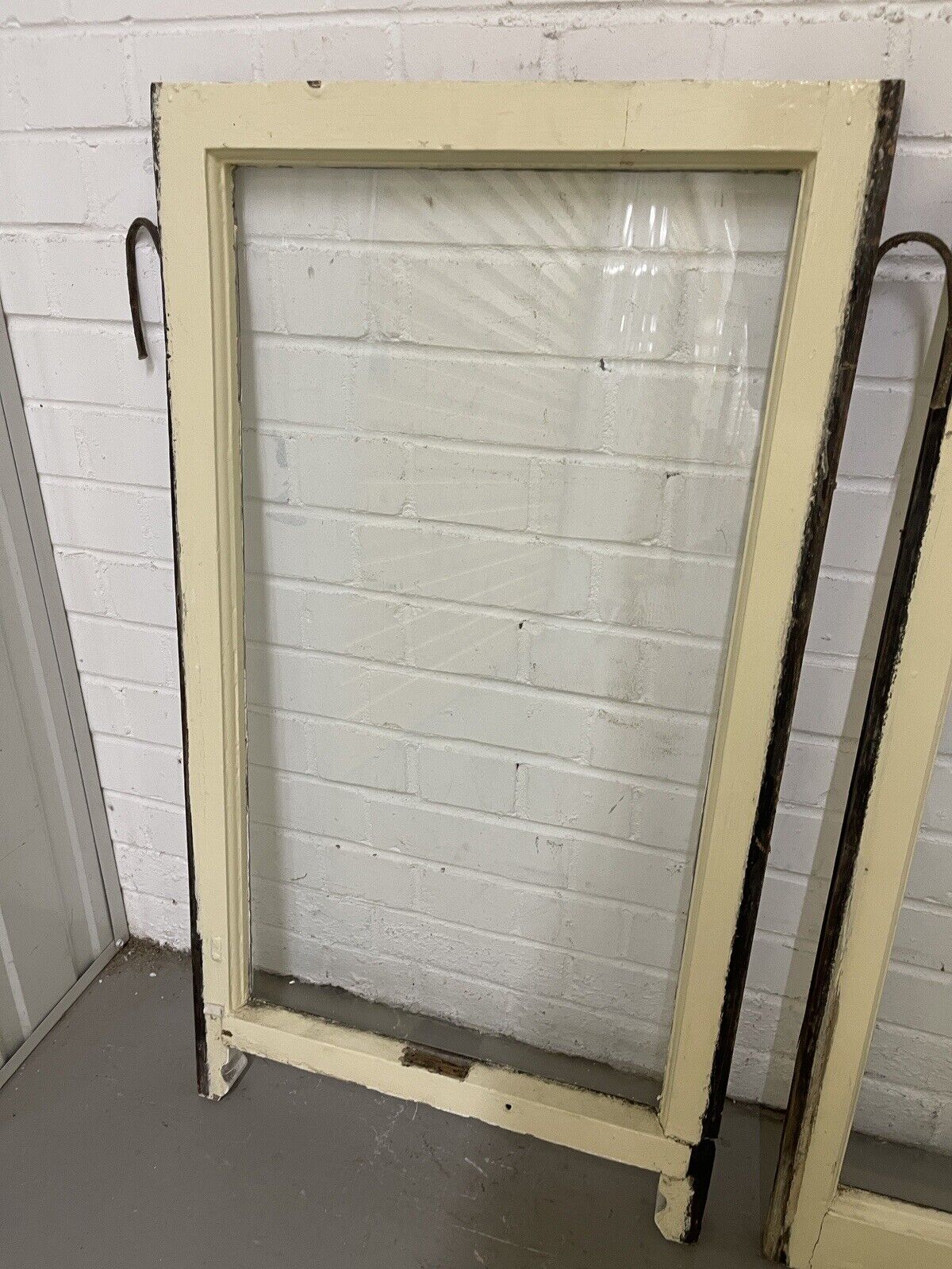 Two Pairs Of Reclaimed Old Victorian Panel Wooden Panel Sash Window