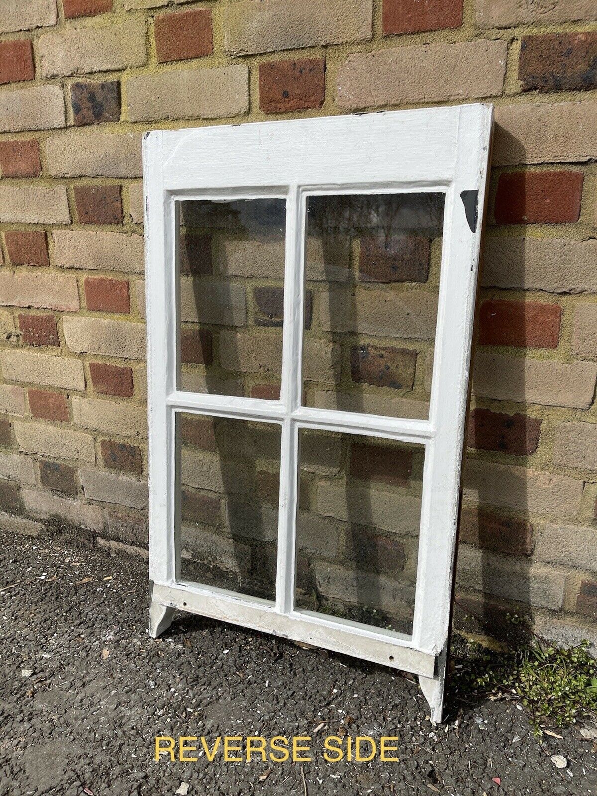 Reclaimed Old Georgian 4 Panel Wooden Window
