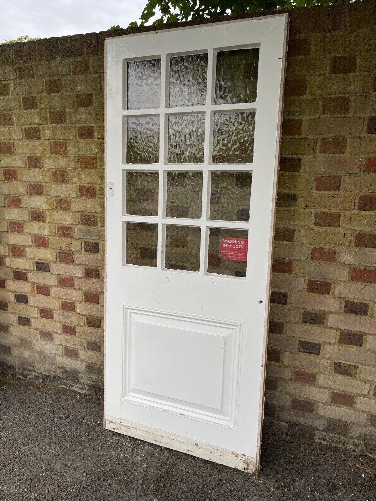 Reclaimed Georgian Wooden Panel Summer House External Door 1970 x 840mm
