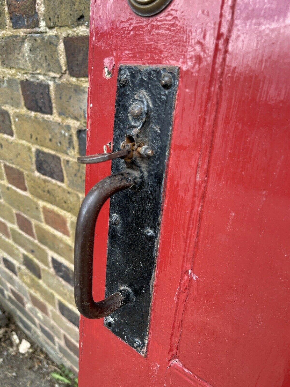Rare Cottage Reclaimed Old Edwardian Victorian Timber Wooden Front Door