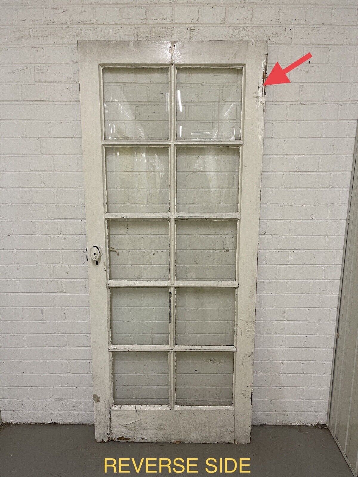 Reclaimed Georgian Wooden Panel External Front Door 1922 x 810mm