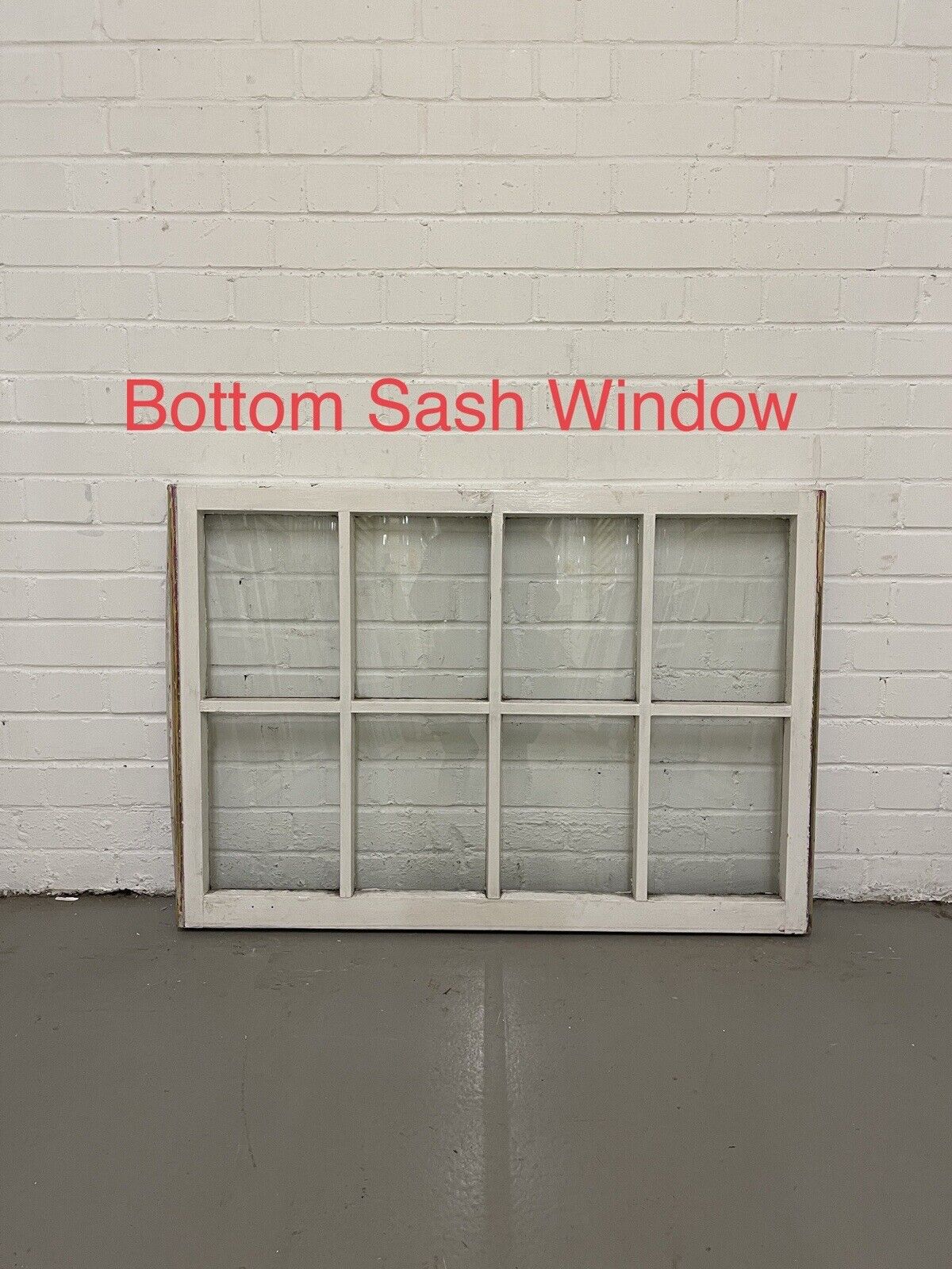 Pair of Modern Georgian 8 Panel Wooden Top Bottom Window 985 x 675 985 x 685