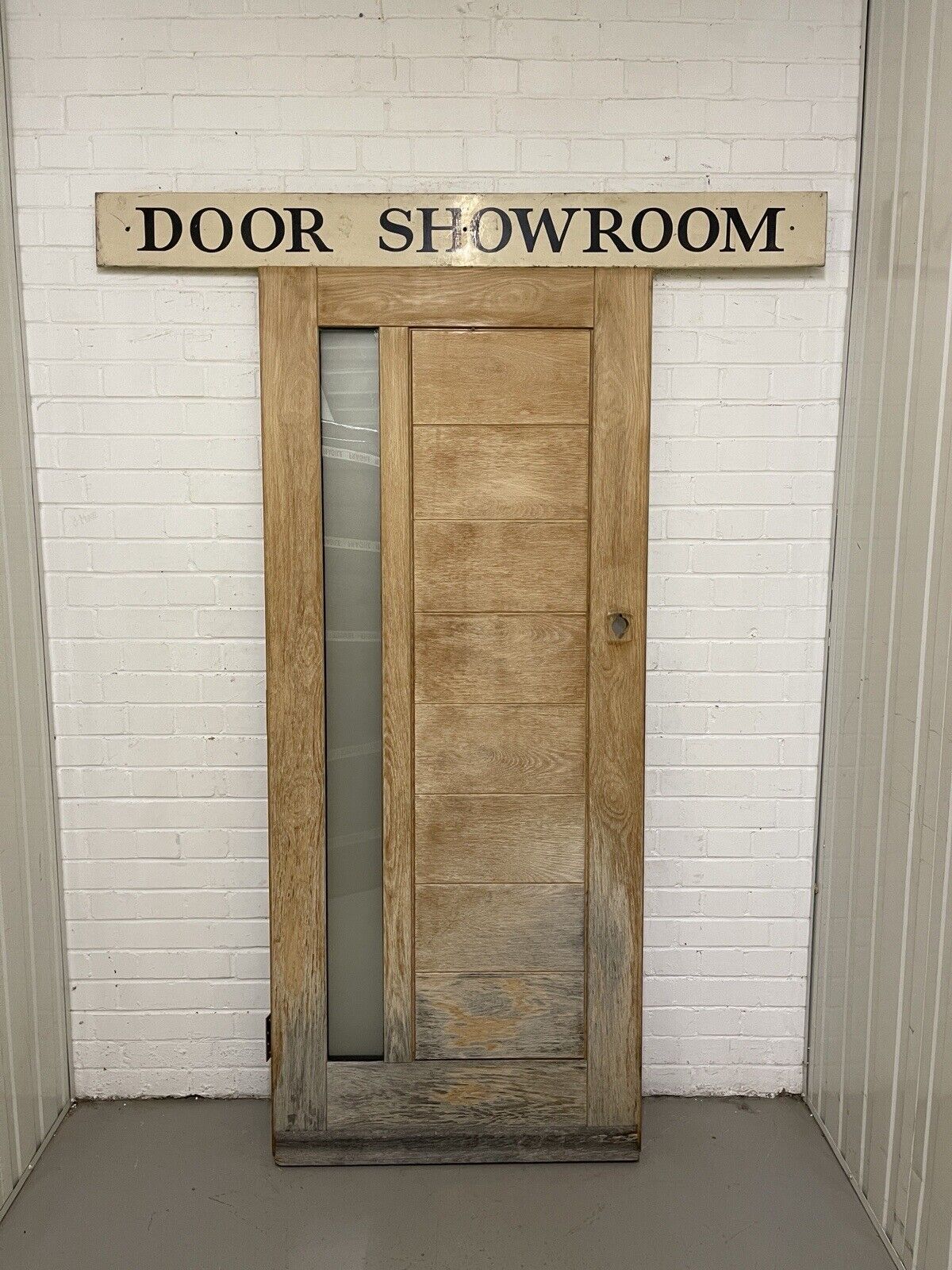 Oak Veneer Bespoke Wooden External Front Door 1965 x 840mm