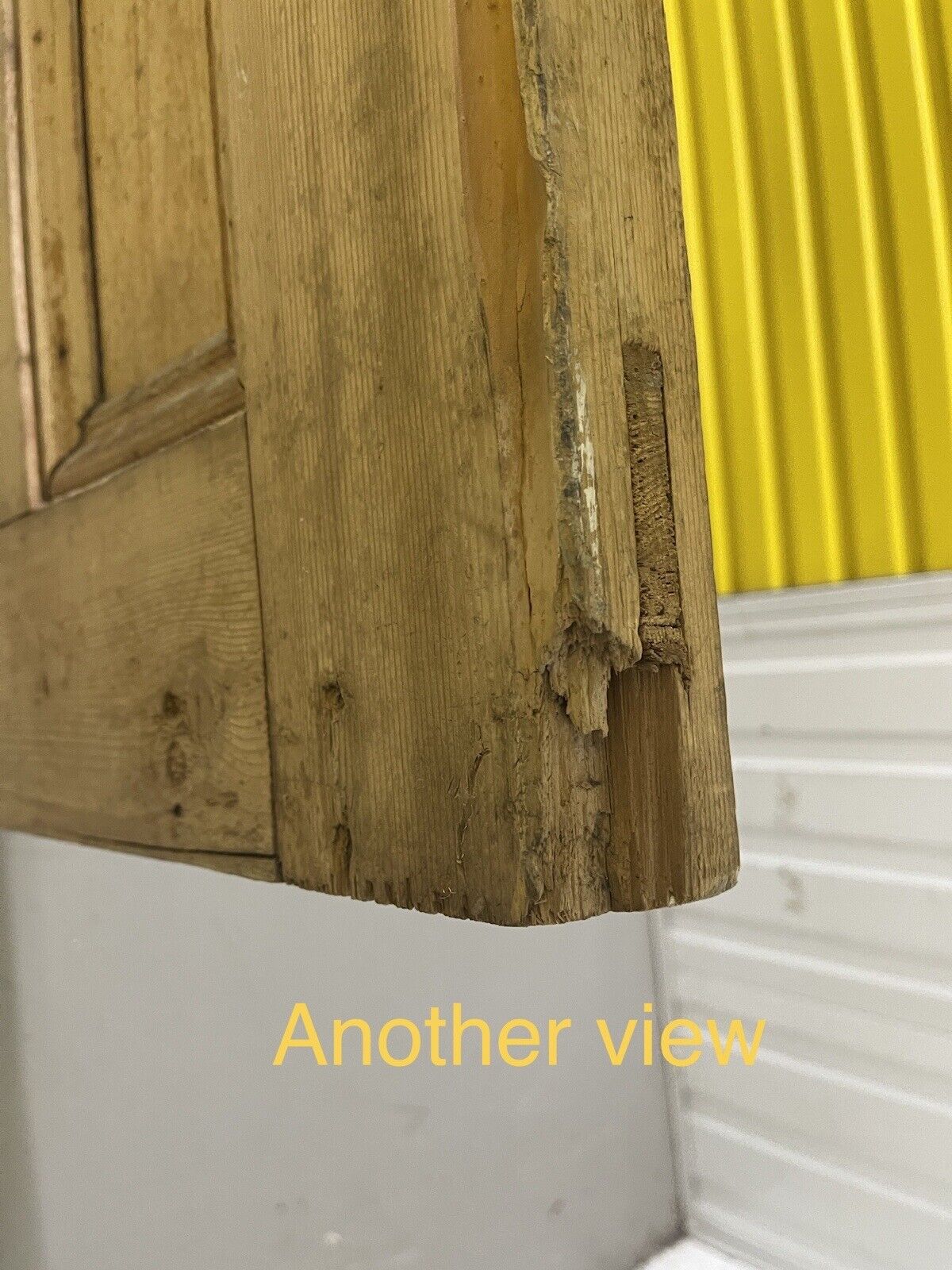 Reclaimed Victorian Edwardian Wooden Panel External Front Door 2025 x 836mm