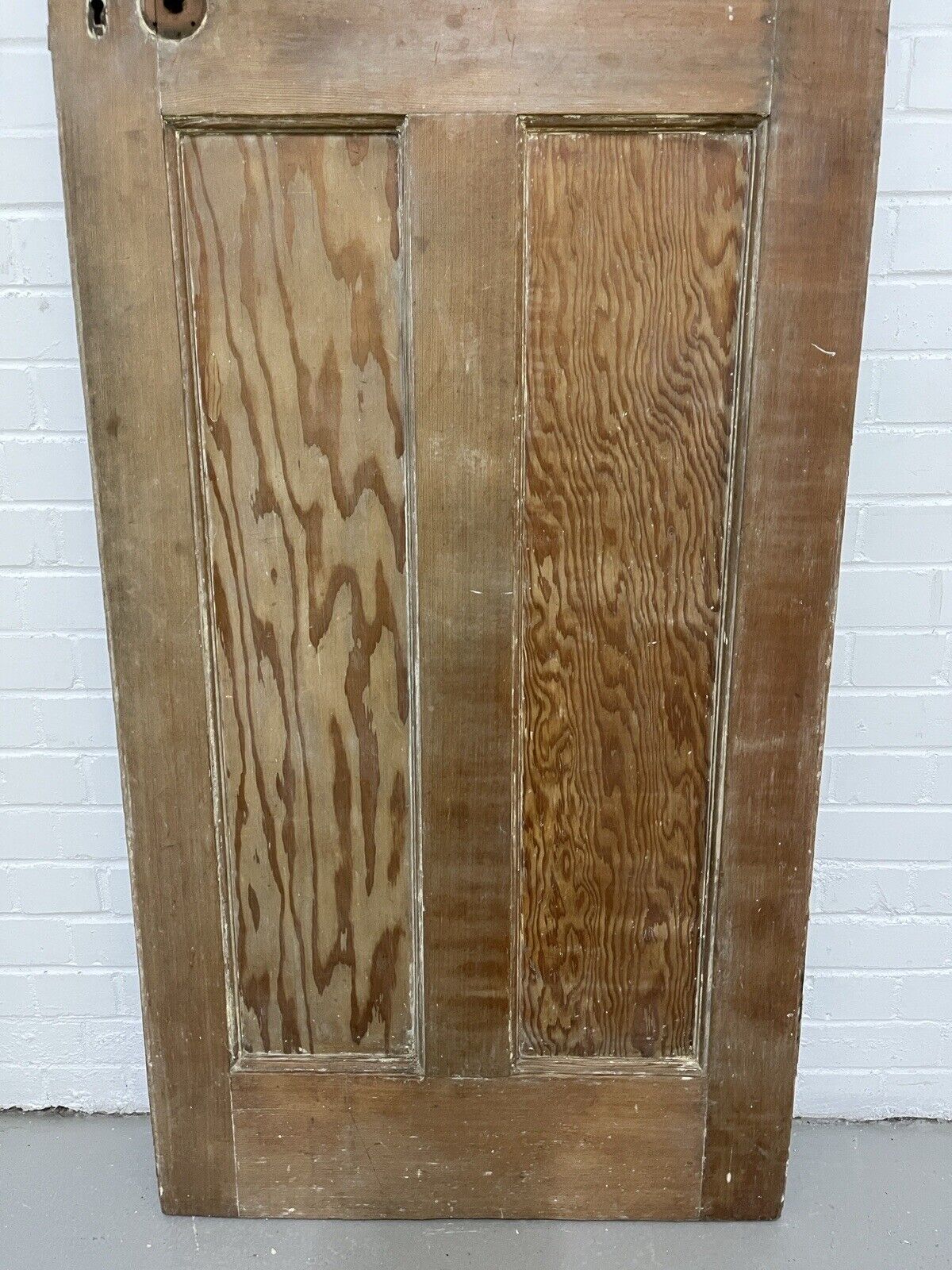 Original Vintage Reclaimed Edwardian Pine Internal  panel Door 1955 x 760mm
