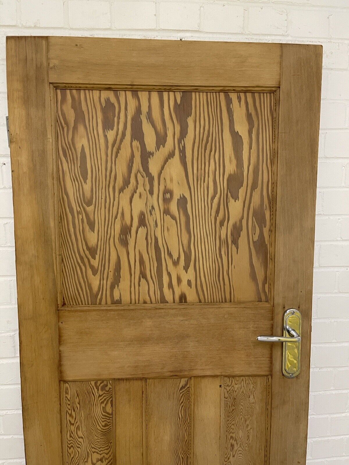 Reclaimed 1930s Edwardian 1 over 3 panel pine Internal door 1965 1960mm x 760mm