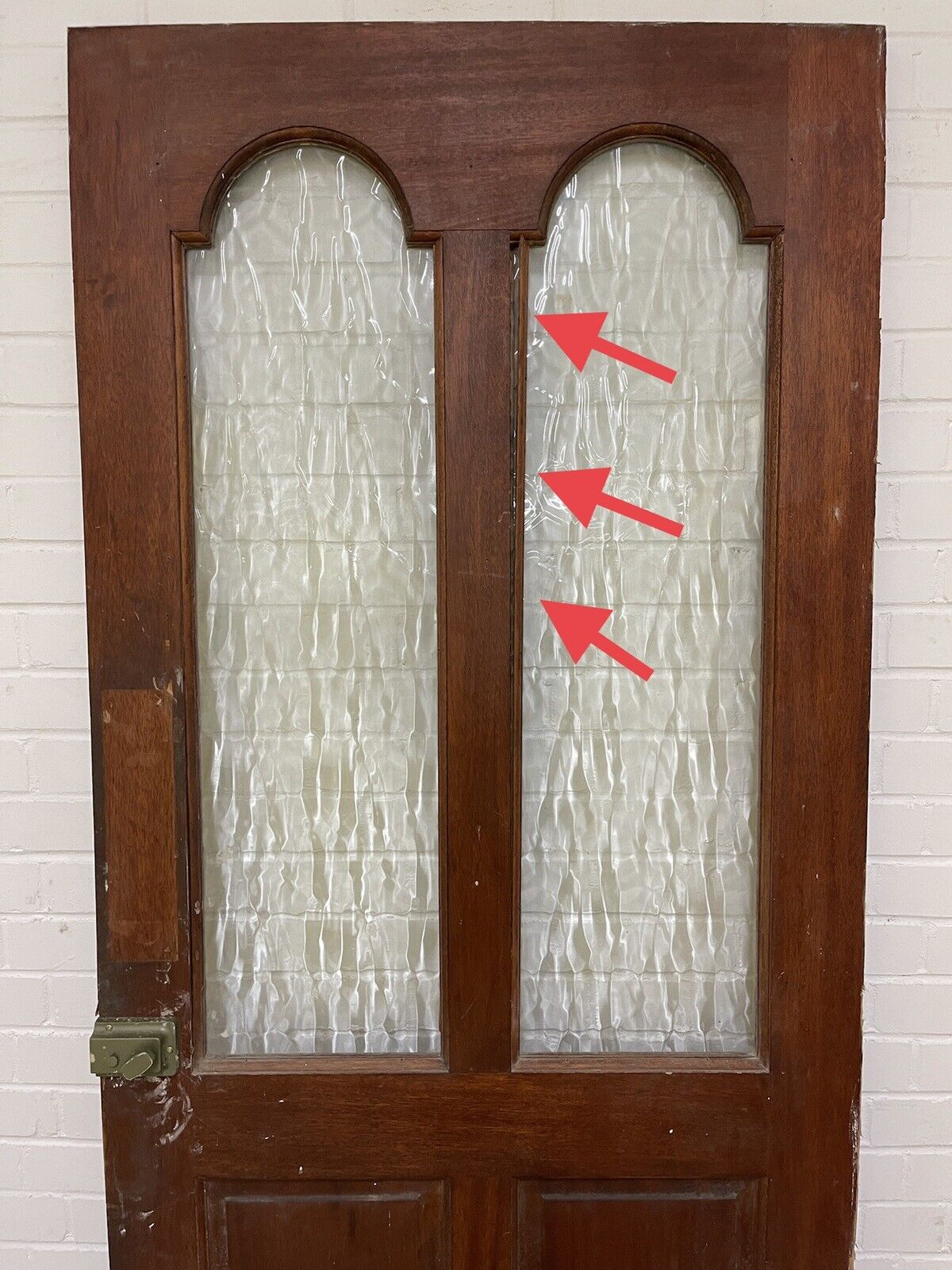 Modern Reclaimed Wooden Panel External Edwardian Front Door 2078 x 865mm