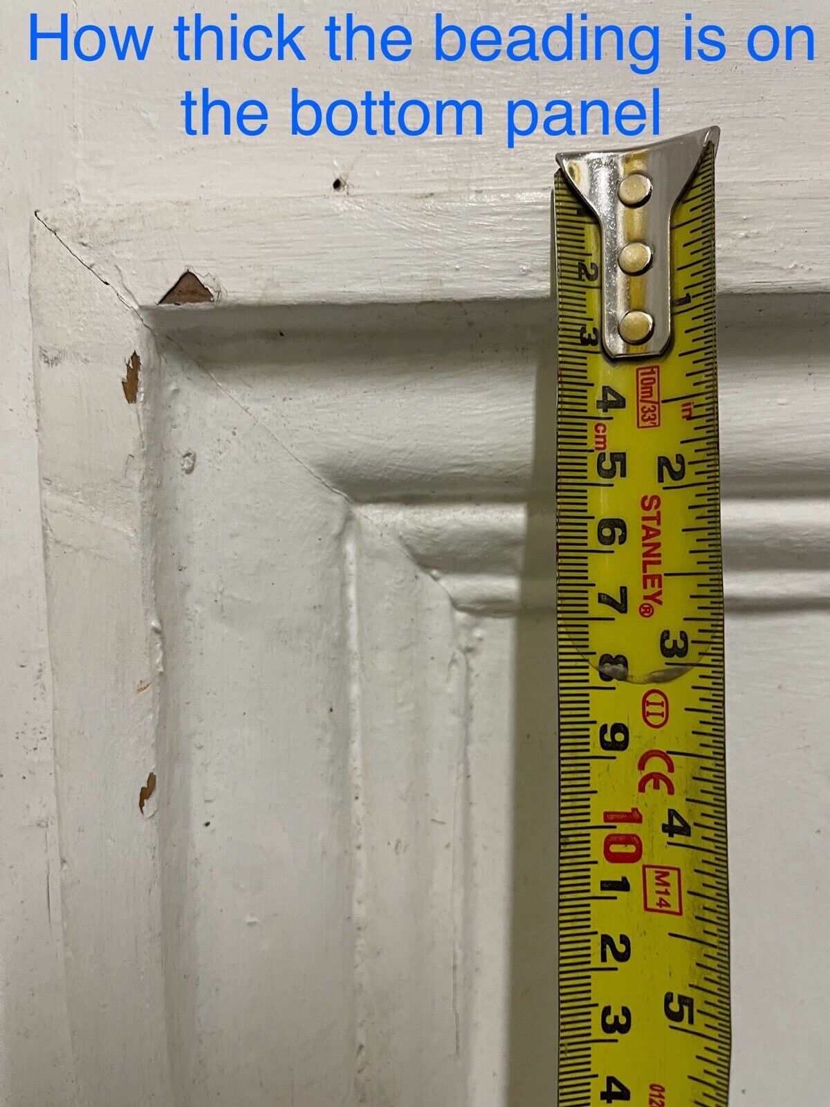 Reclaimed Old Arts and Crafts Victorian Wooden Front Door 2075 x 860 or 850mm
