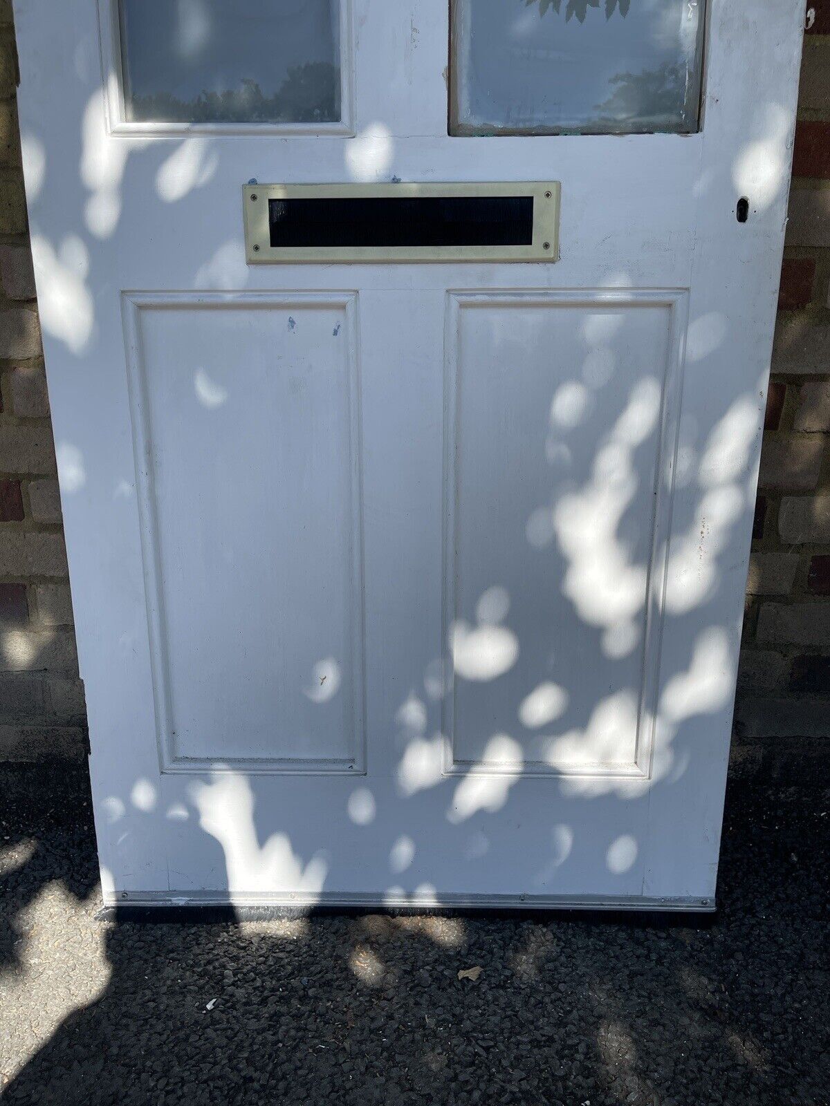 Reclaimed Victorian Wooden Panel External Front Door 2002 or 2030mm x 805mm