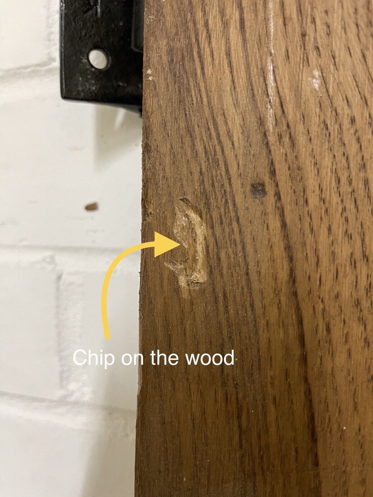 Reclaimed Oak Old Handmade Studded Ledge and Brace door 1830 x 752mm