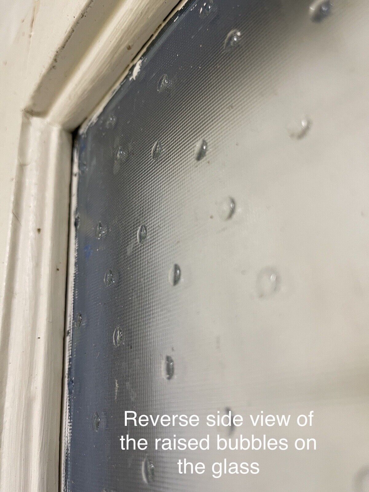 Reclaimed Polka Dot Raised 50s 60s 70s Glass External Door 1963 x 830mm