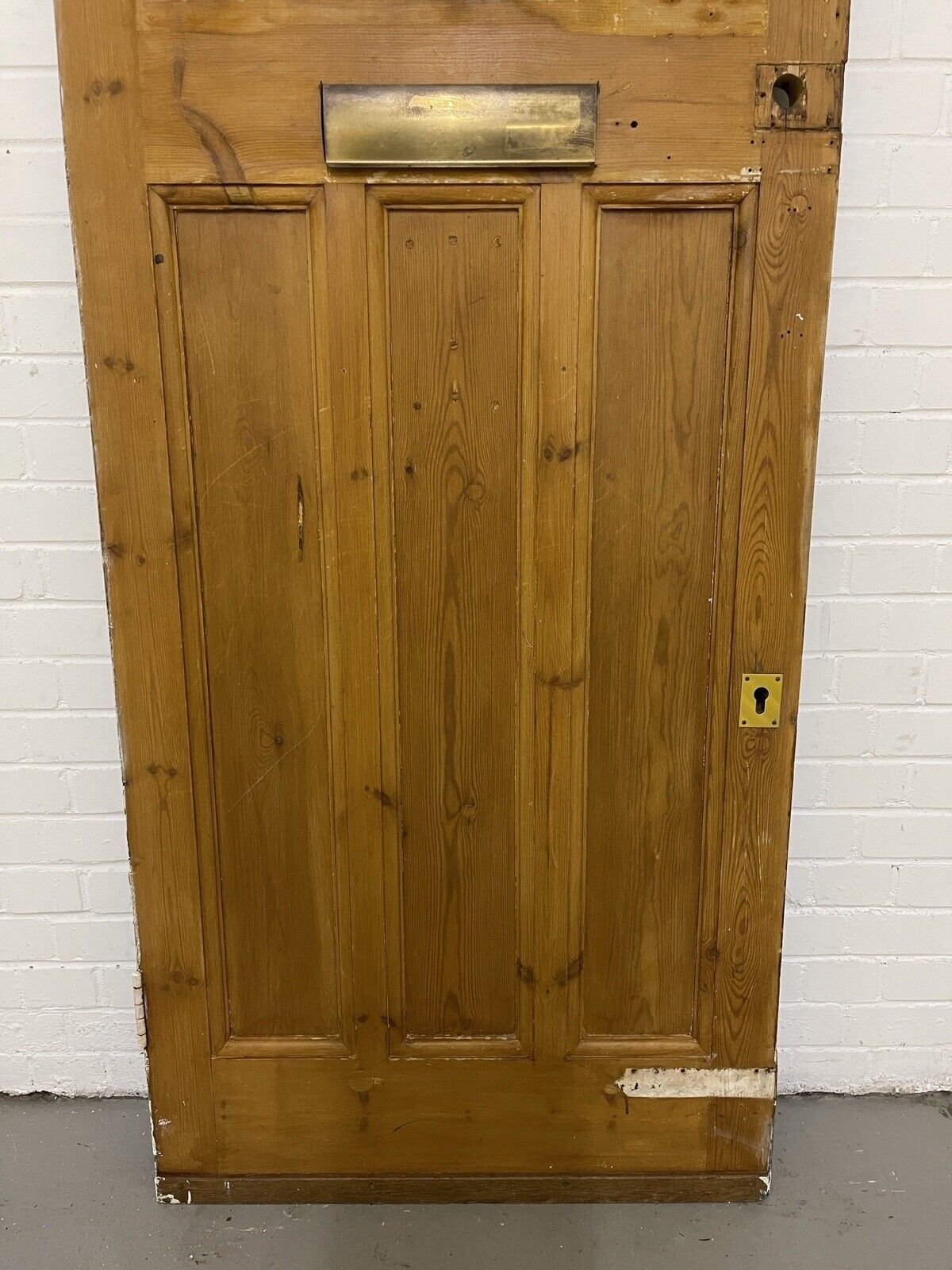 Reclaimed Old Victorian Georgian Edwardian Wooden Front Door 2020mm x 810mm