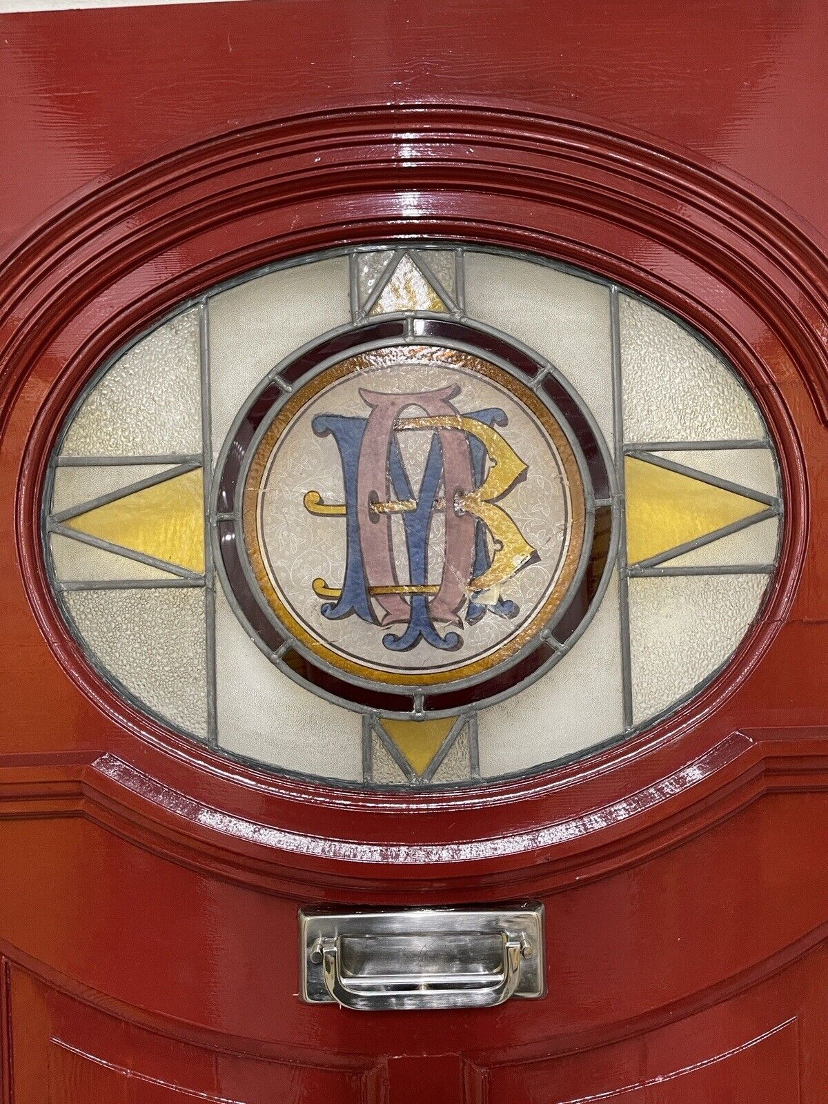 Reclaimed Old Edwardian Victorian Wooden Panel Front Door 2125 x 910mm