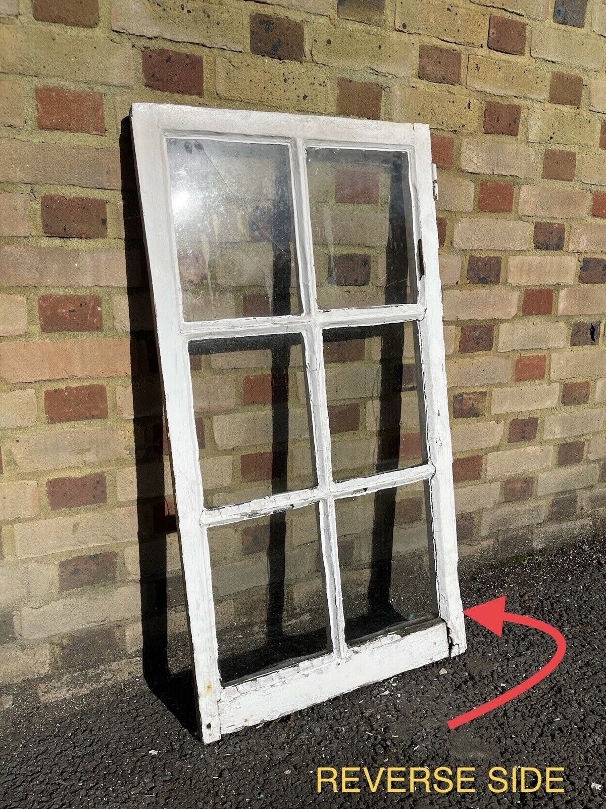 Modern Georgian 6 Panel Wooden Window 563 x 1052mm