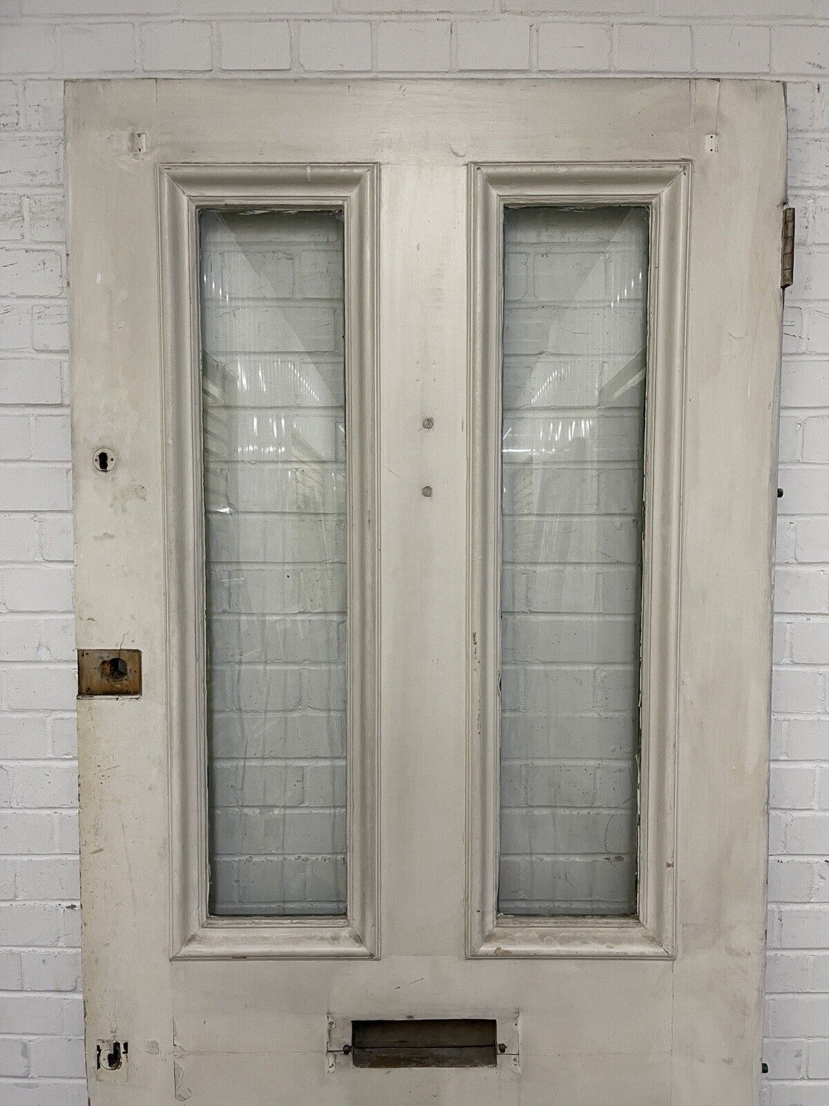 Reclaimed Old Victorian Edwardian Wooden Panel Front Door 2130 x 990 or 985mm