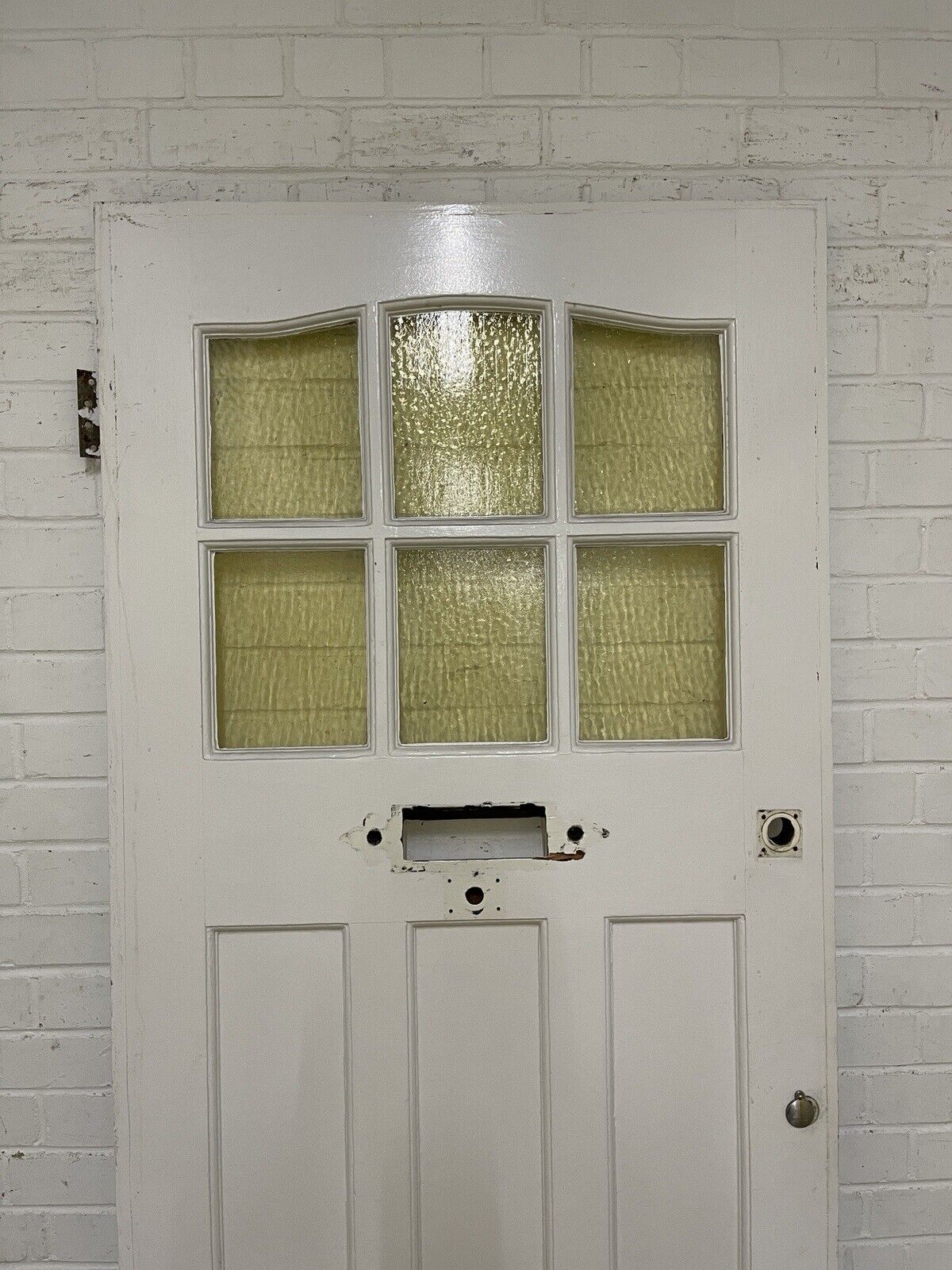Reclaimed Victorian Edwardian Wooden Panel Front Door 2018 x 810mm