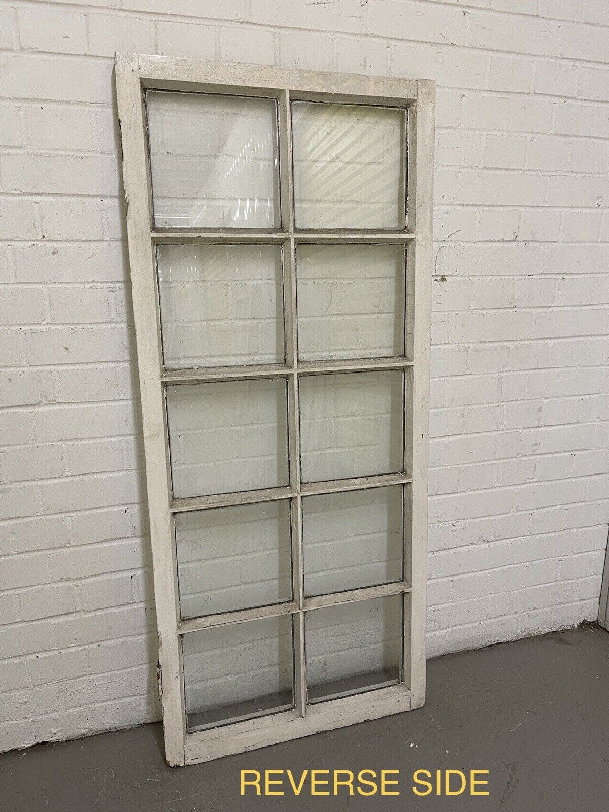 Modern Georgian 10 Panel Wooden Window 603 x 1380mm