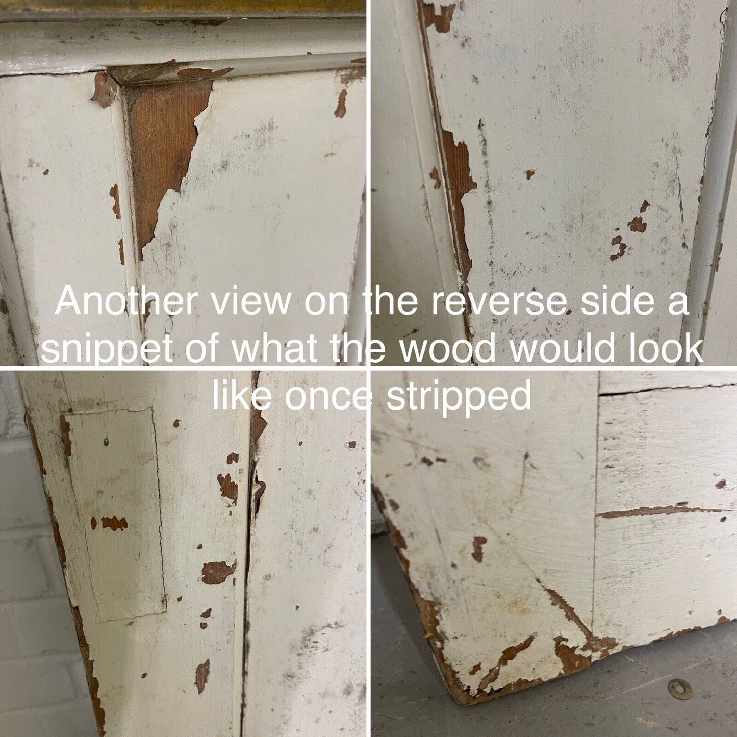Reclaimed Old Art and Crafts Edwardian Victorian Wooden Front Door 2069 x 860mm
