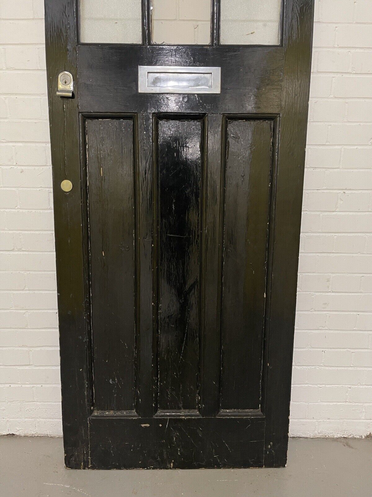 Reclaimed Victorian Wooden Panel External Front Door 2030 x 815mm