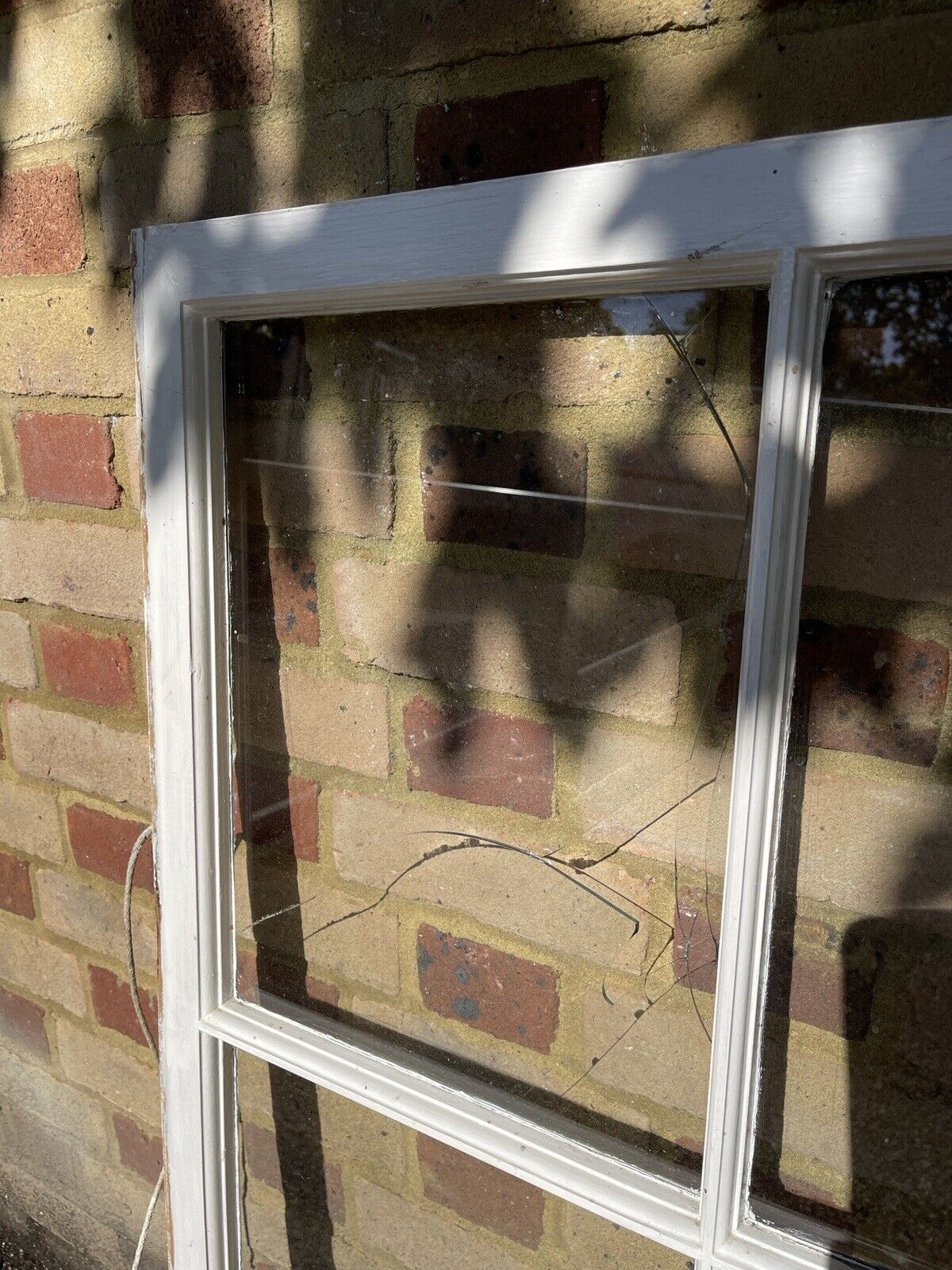 Reclaimed Old Georgian 6 Panel Wooden Window 1060 x 1025mm