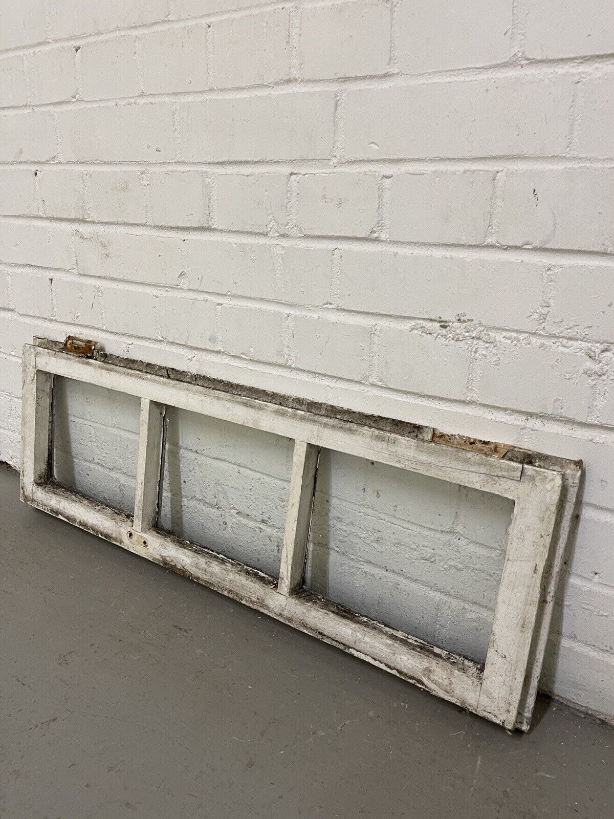 Modern Georgian 3 Panel Wooden Window 845 x 295mm