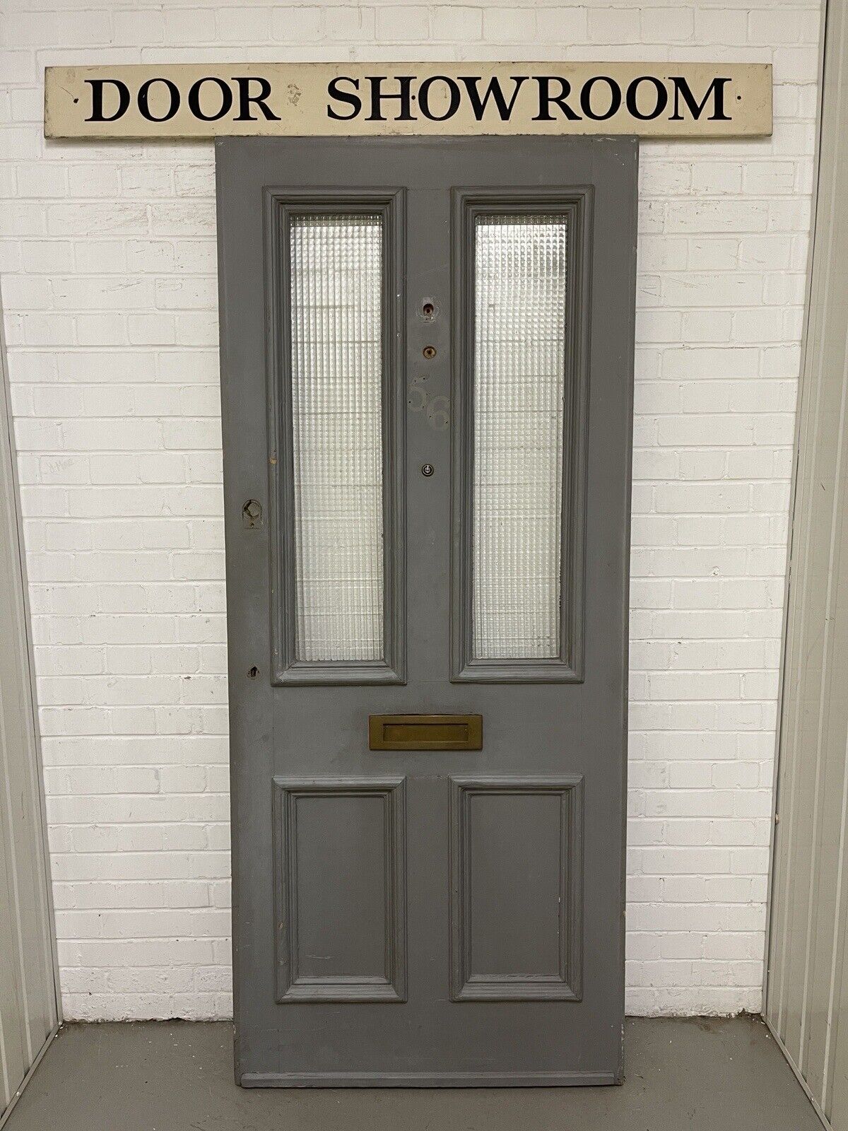 Reclaimed Old Victorian Edwardian Wooden Panel Front Door 2120 x 903mm