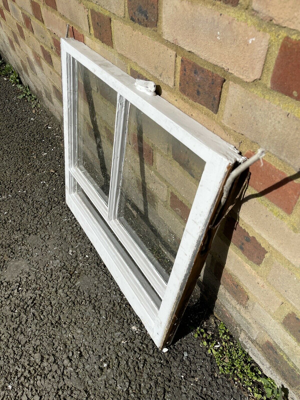 Reclaimed Old Victorian Edwardian Wooden 3 Panel Sash Window