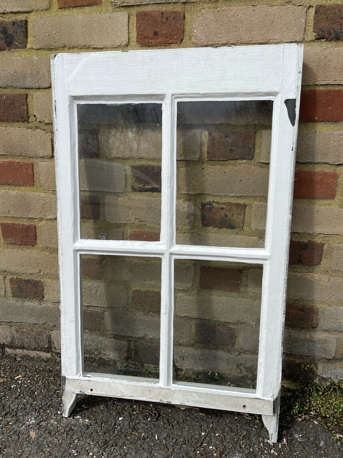 Reclaimed Old Georgian 4 Panel Wooden Window