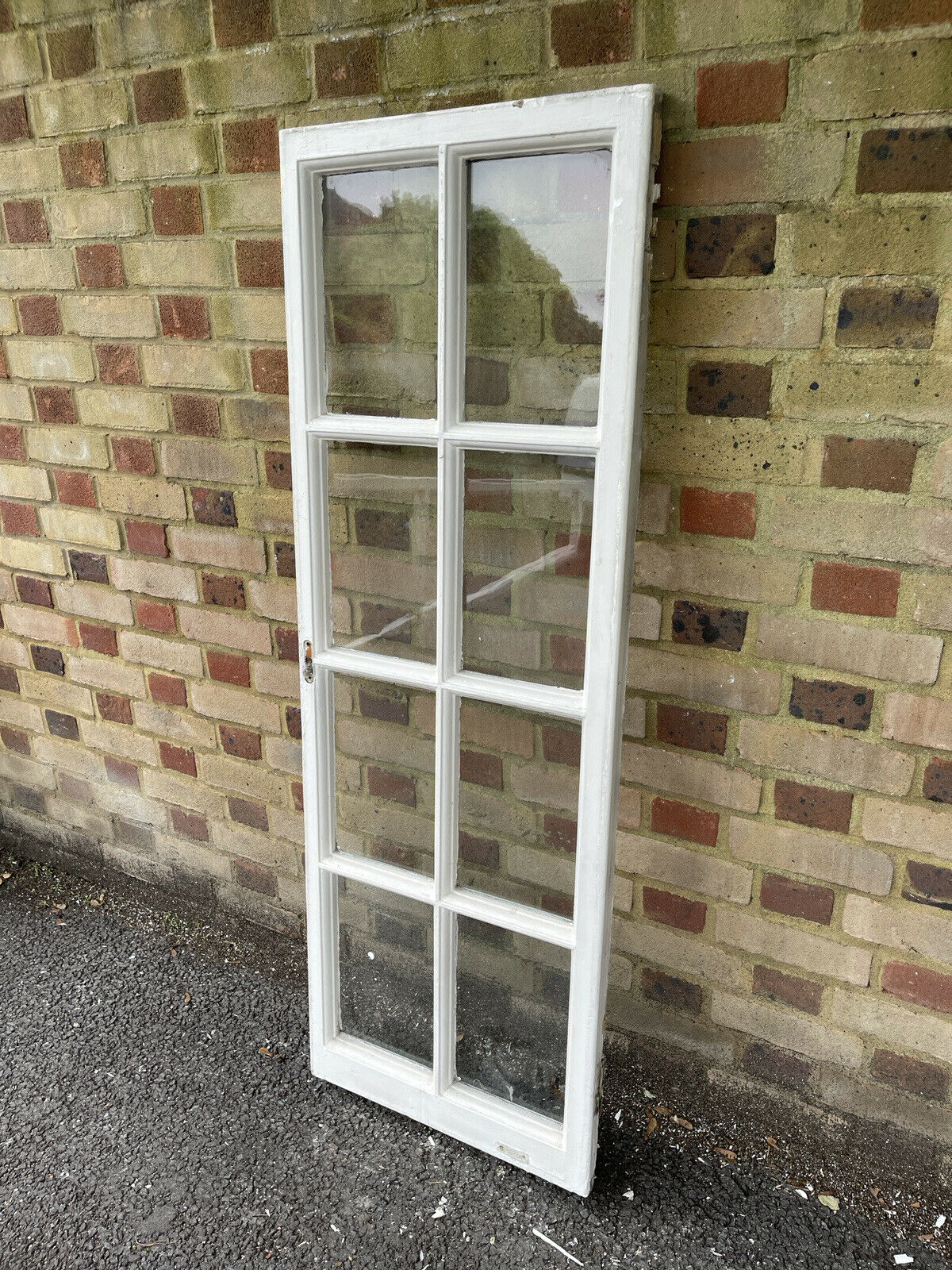Reclaimed Old Georgian 8 Panel Wooden Window 1500 x 520mm