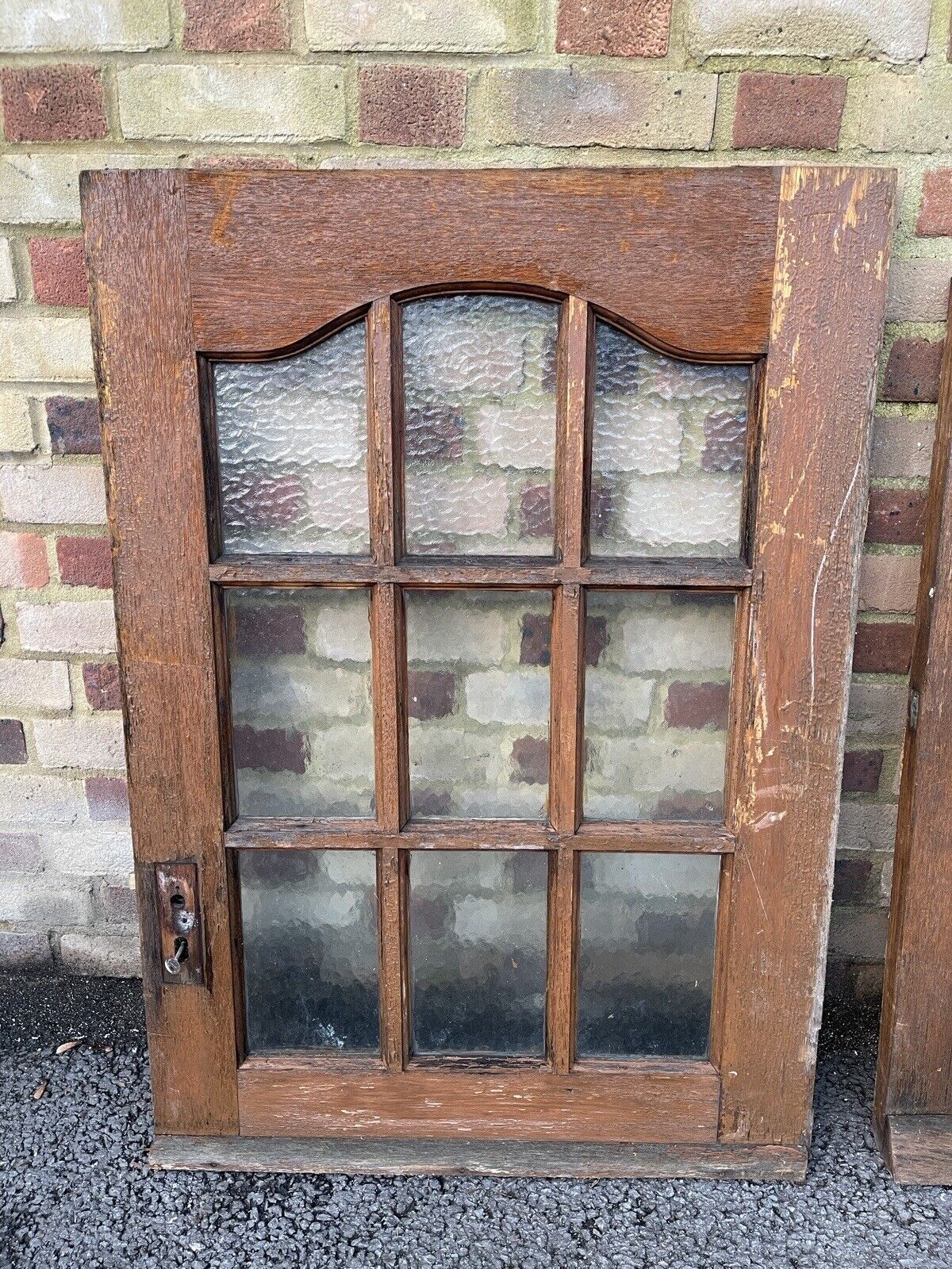 Solid Hardwood External Safety Glass panel Stable Door 2200 X 760mm