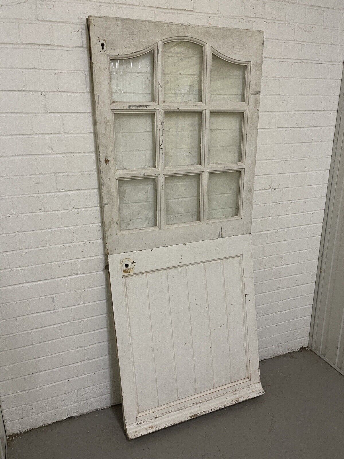 Solid Hardwood External Glass panel Stable Door 1800 X 755mm