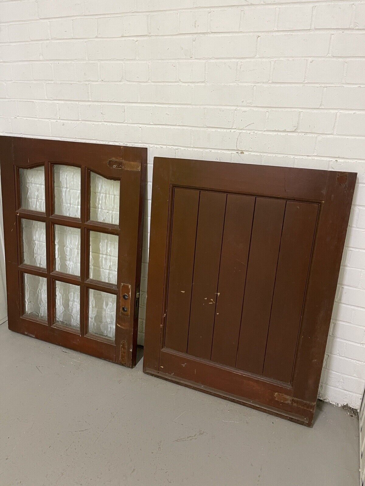 Solid Hardwood External Glass panel Stable Door 1955 X 748mm