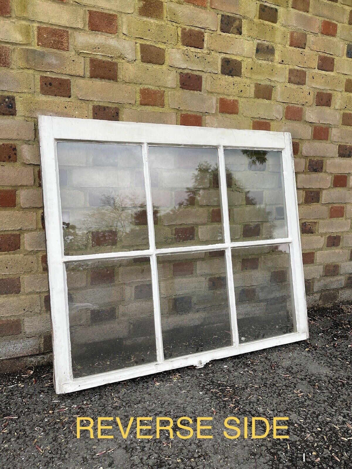 Reclaimed Old Georgian 6 Panel Wooden Window 1067 x 915mm