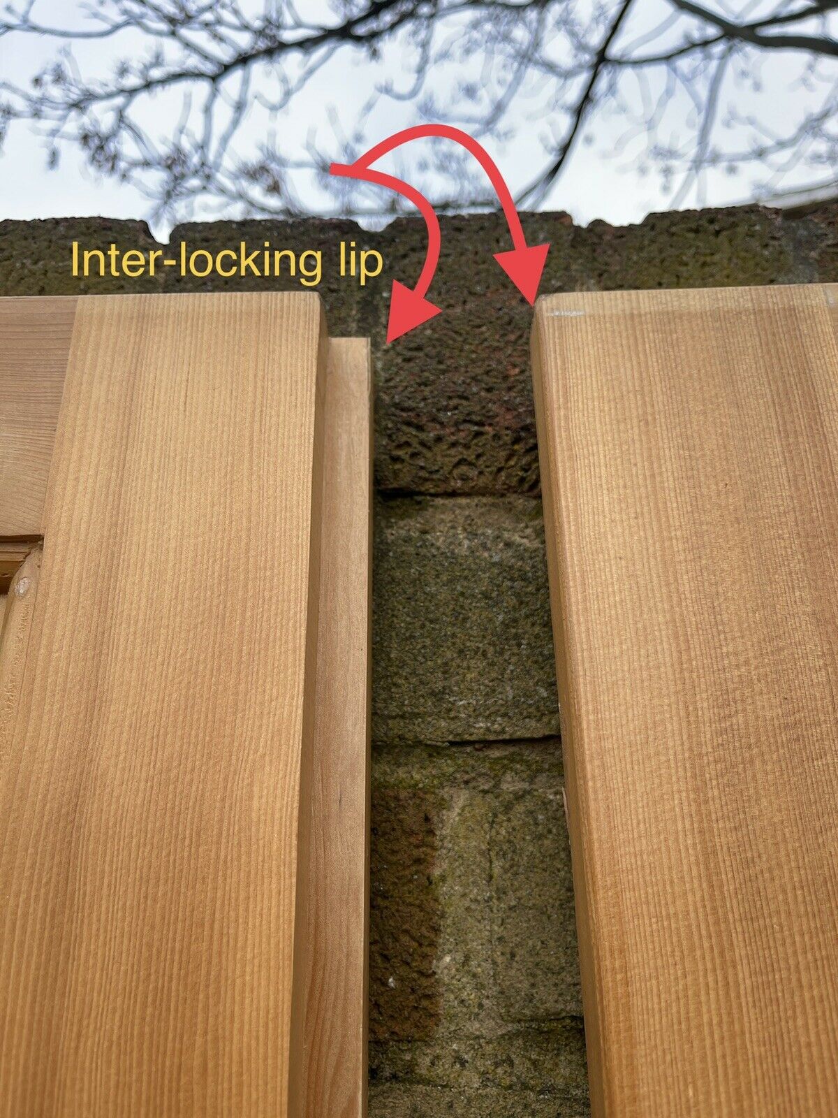 Internal French Bevelled Single Panel Glass Inter Locking Wooden Double Doors