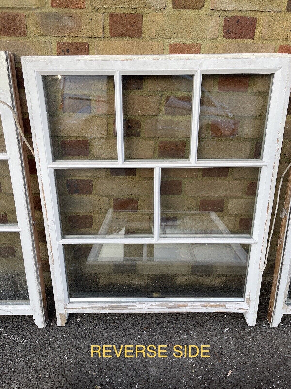 Job Lot Of Four Georgian Bar Double Glazed Matching Wooden Sash Windows