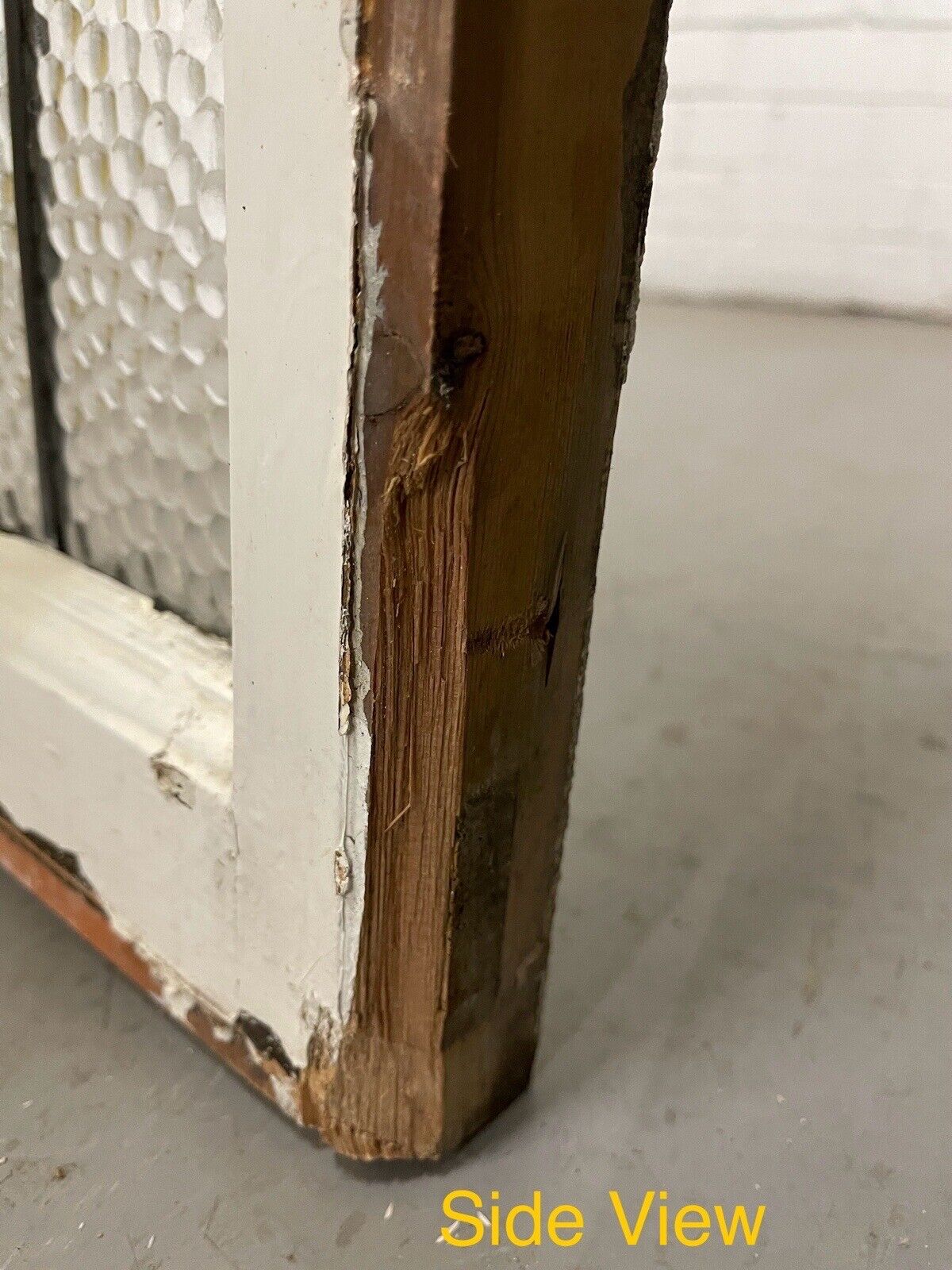 Reclaimed Leaded Light Stained Glass Window Panel 470 x 505mm