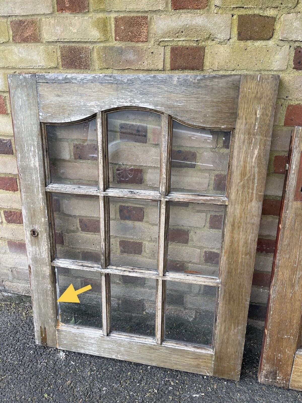 Solid Hardwood External Glass panel Stable Door 1980 X 834mm
