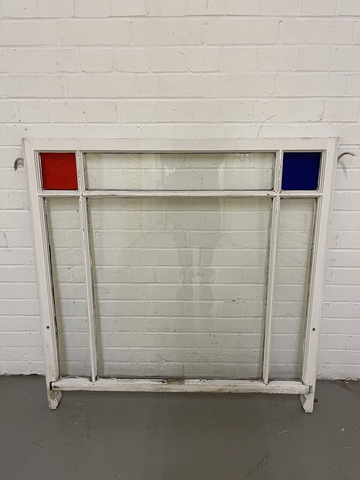 Reclaimed Old Edwardian 6 Panel Wooden Panel Sash Window 1040 x 1040mm