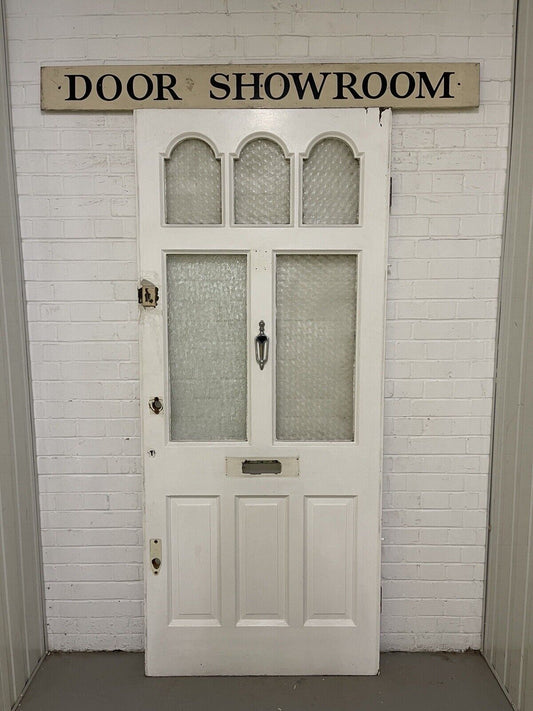 Reclaimed Victorian Edwardian Wooden Panel Front Door 2130 x 915mm